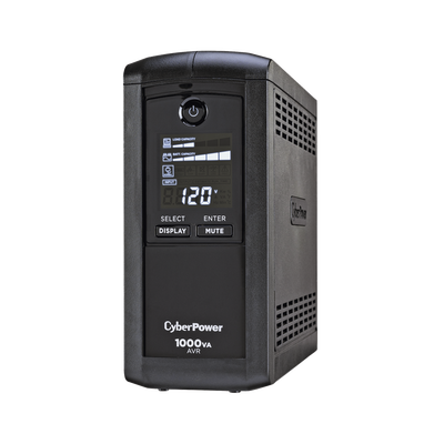 UPS de 1000 VA/600 W, Topología Línea Interactiva, Entrada 120 Vca NEMA 5-15P, Tipo Mini Torre, Con 9 Tomas NEMA 5-15R