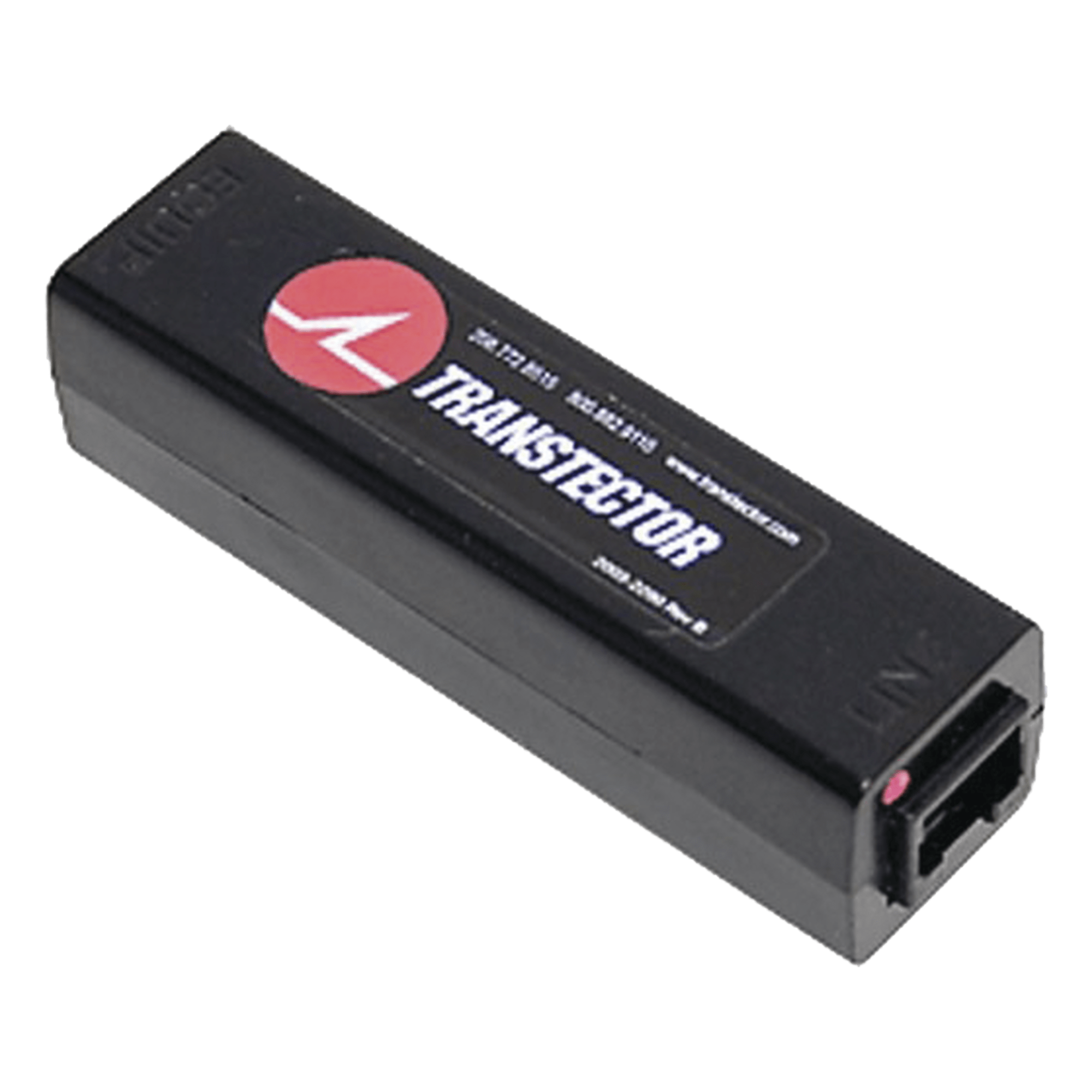 Protector de Sobretensión PoE Gigabit Ethernet / 1000 Mbps / Tecnología GDT / Protección L-G / PoE+ 30W / -40°C a 75°C — TRANSTECTOR · SKU T-DPR-GE-POE