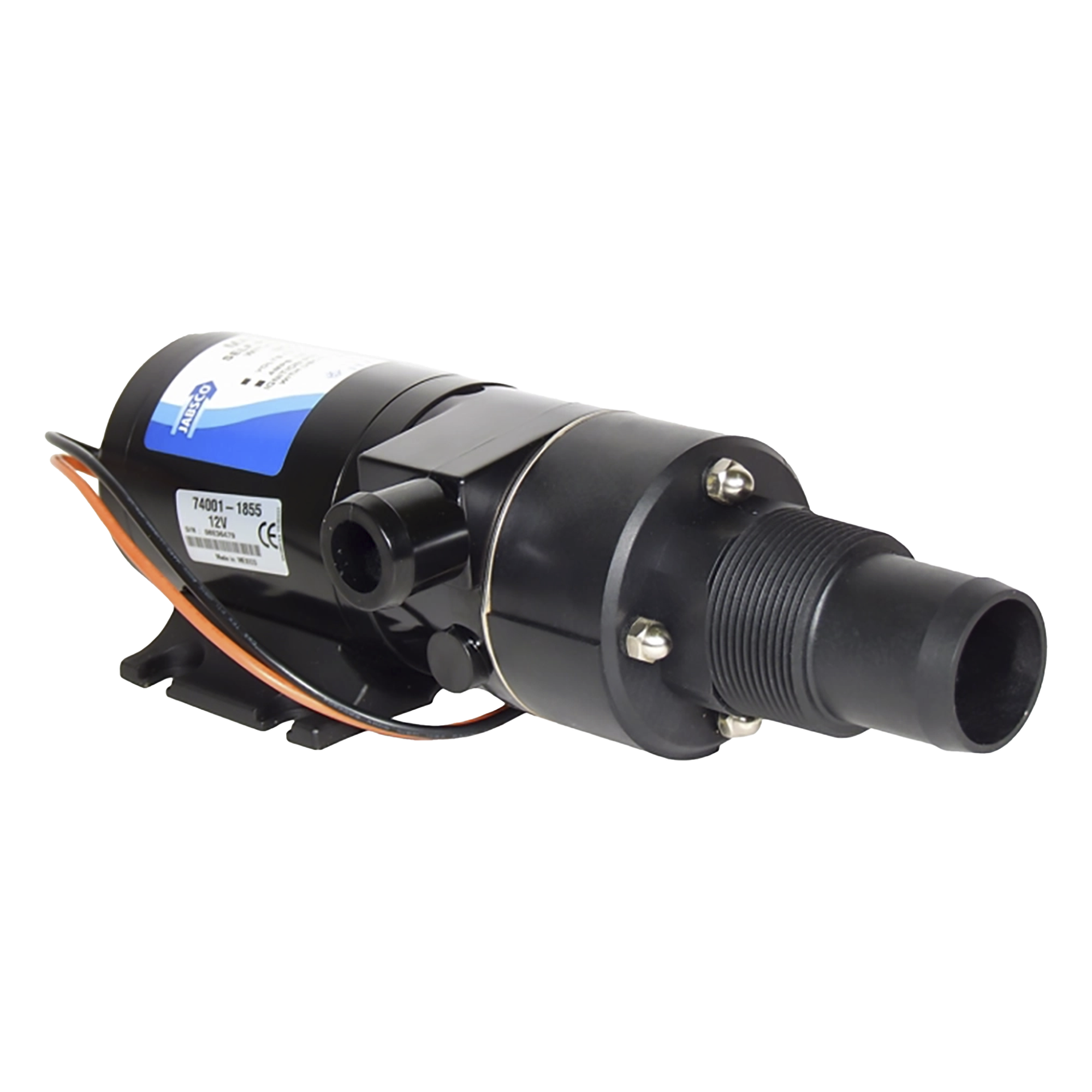 Bomba Maceradora / 24 Vcd / 43 l/min / Altura Máx 6 m (19.7 ft) / Entrada 38 mm / Salida 25 mm — JABSCO · SKU 18590-2094