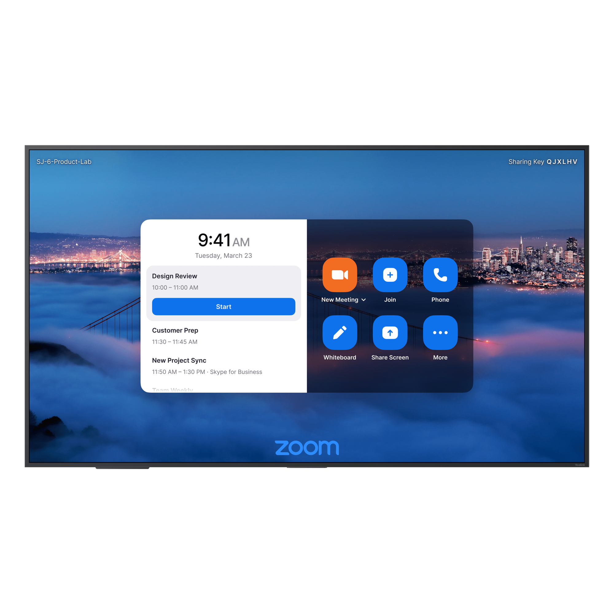 Pantalla Profesional / 65" / 4K UHD IPS / Wi-Fi 6 Dual Band / Bluetooth 5.1 / HDMI 2.0 x3 / Integración MTR
