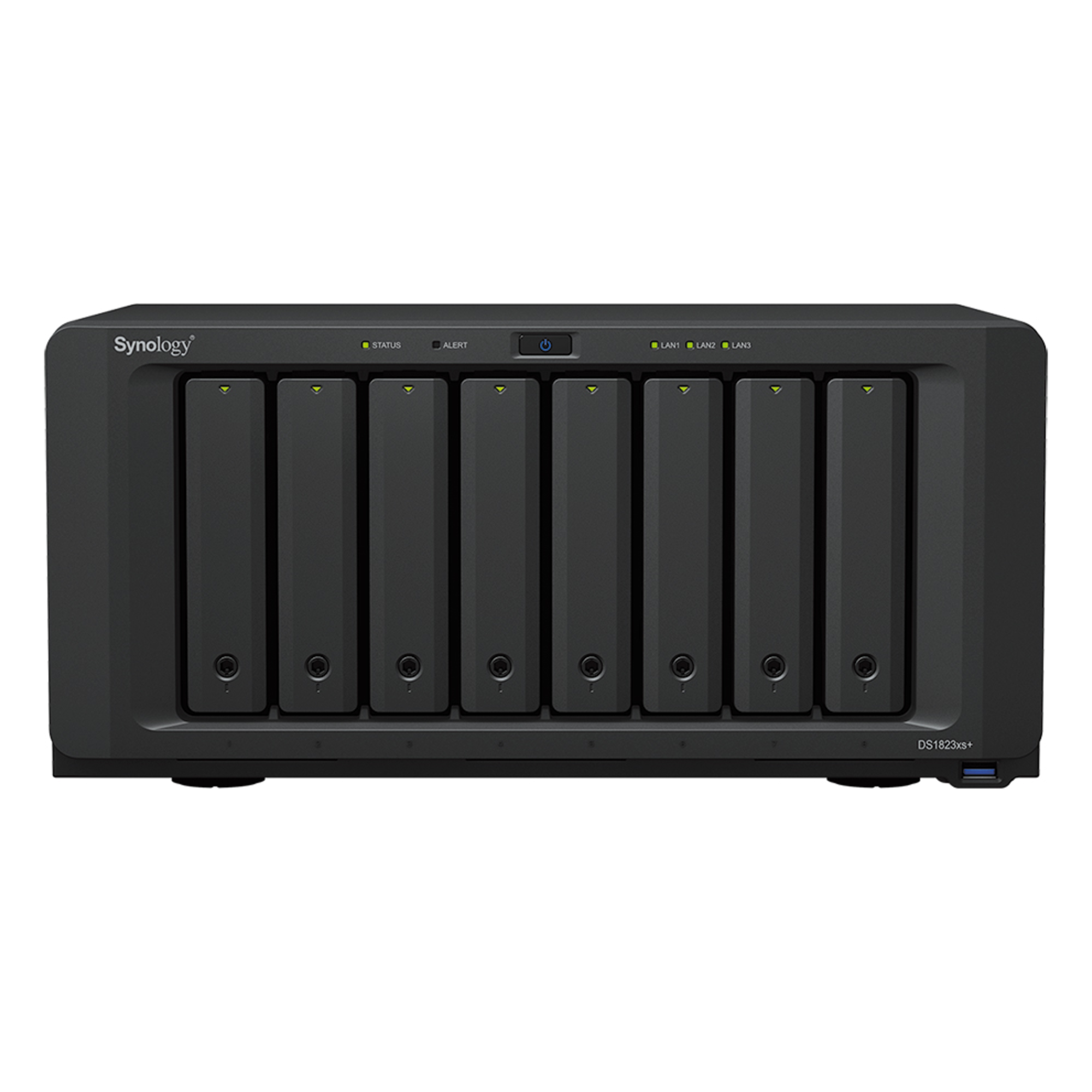 Servidor NAS / 8 Bahías / 144 TB Bruto / Expansión 324 TB / 10GbE / RAID F1,0,1,5,6,10 / Caché SSD NVMe