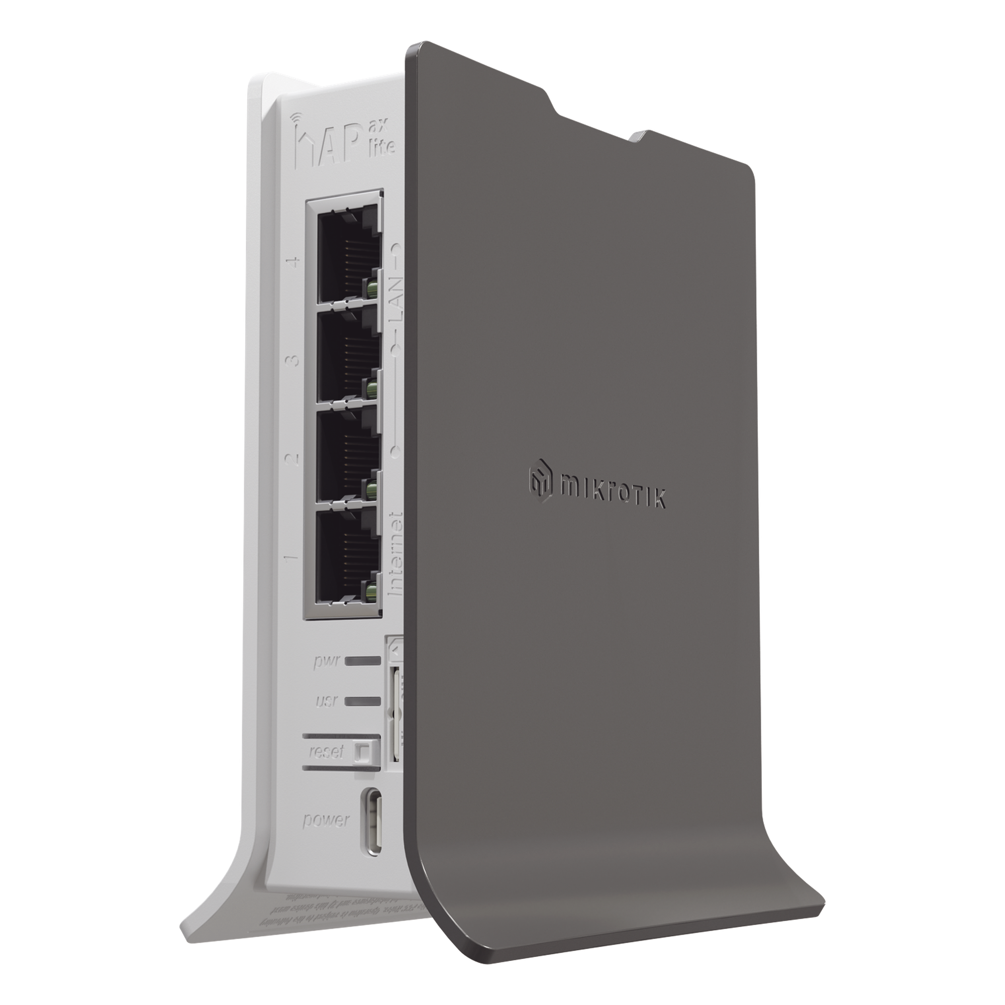 Router LTE Wi-Fi 6 / 2.4 GHz 574 Mbps / 4 Puertos Gigabit / LTE Cat6 300 Mbps / CPU Dual Core 800 MHz / 256 MB RAM — MIKROTIK · SKU L41G-2AXD&amp;FG621-EA