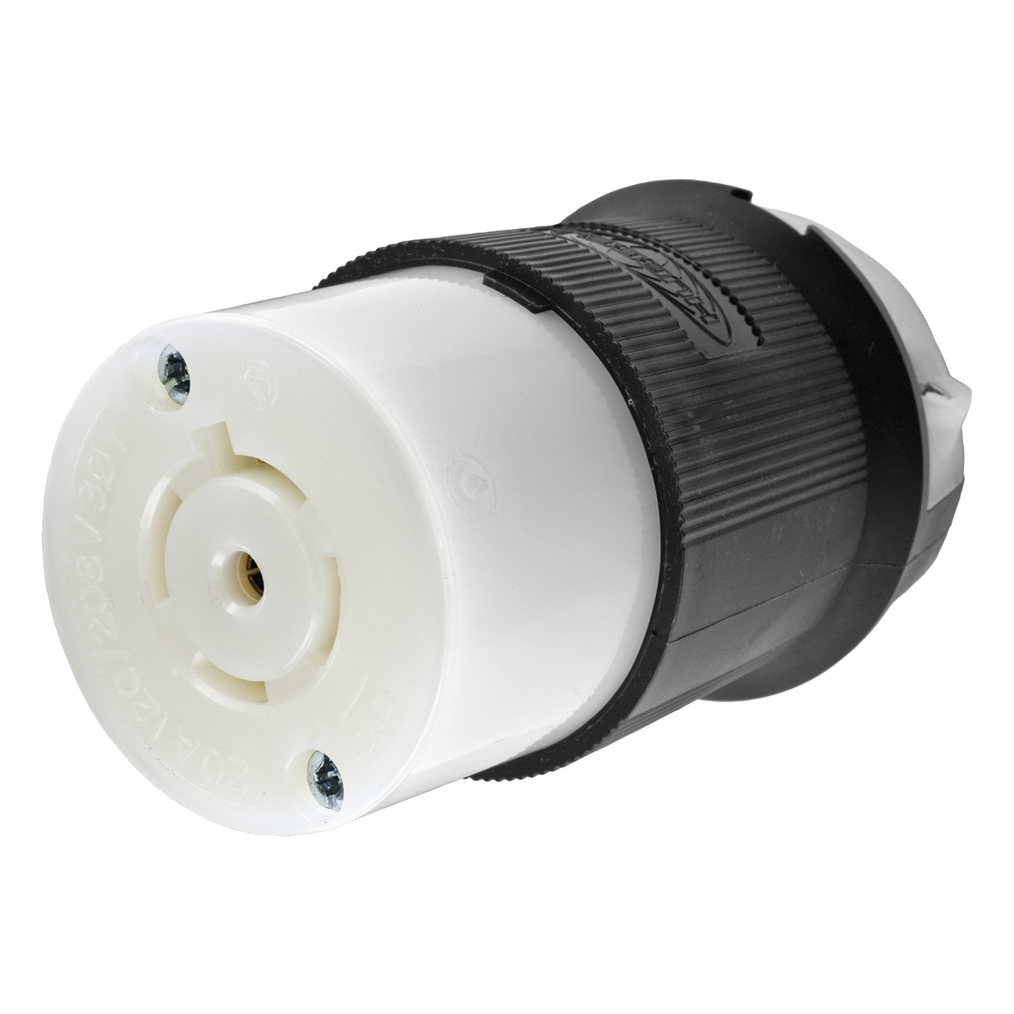 Conector Industrial con Bloqueo de Media Vuelta / 20 A / 120/208 V CA / 4 Polos 5 Hilos / NEMA L21-20R / 3.86 in (98.04 mm) Alto — HUBBELL · SKU HUB-HBL-2513