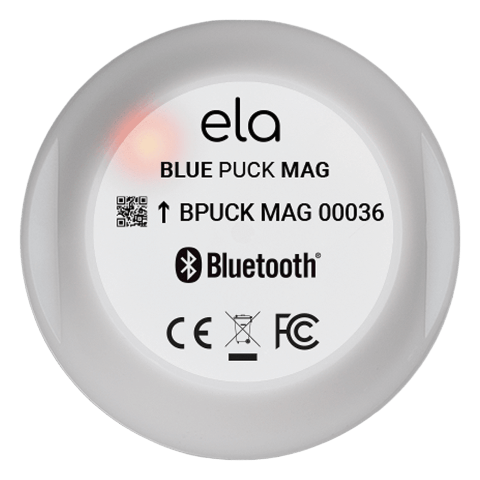 Kit Sensor Magnético BLE / Detección Apertura-Cierre de Puertas / Alcance 500 m (1640 ft) / IP68 / Autonomía 14 Años / NFC Sin Apps — ELA Innovation · SKU BLUEPUCKMAGKIT