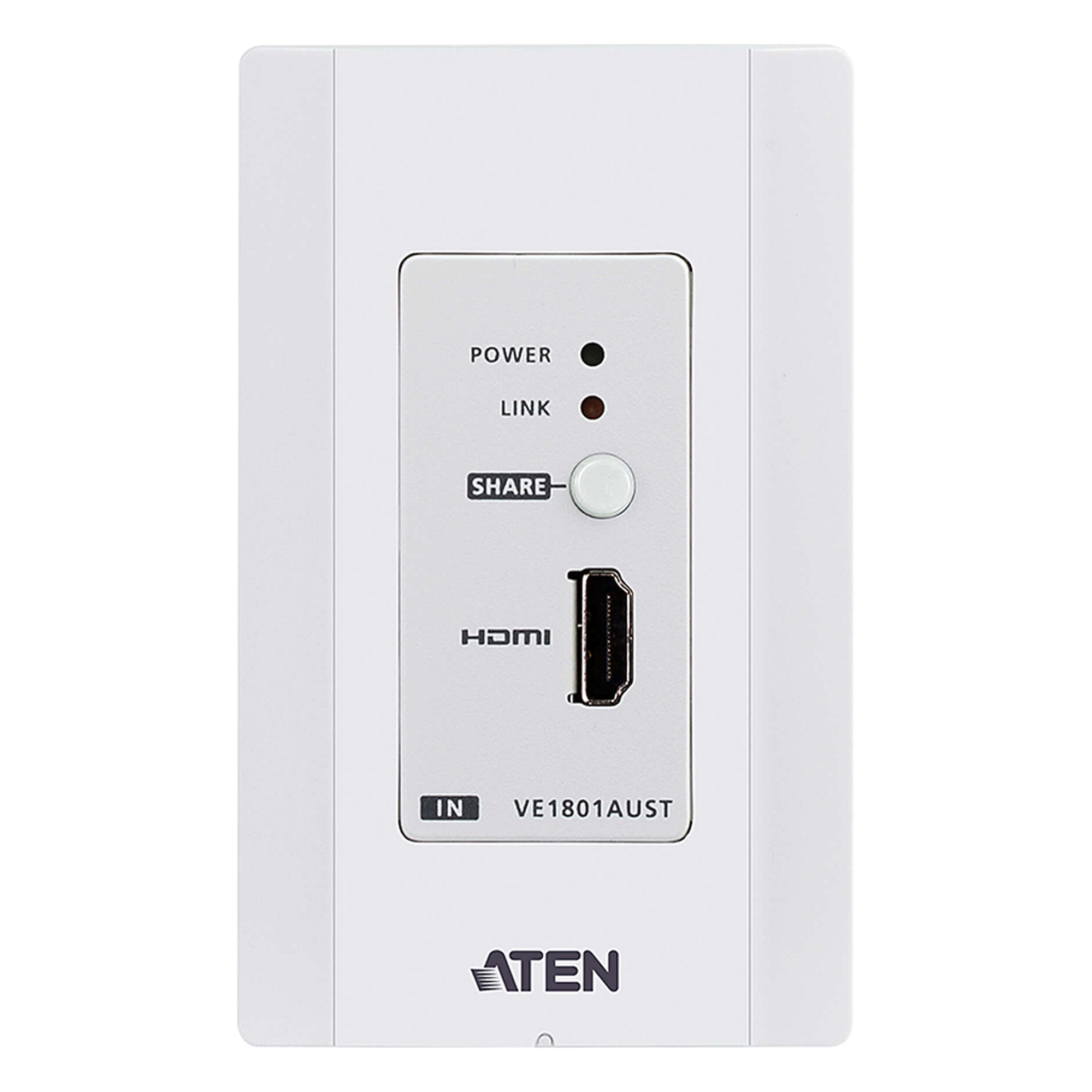 Transmisor HDMI / 4K 60Hz 4:2:0 / HDBaseT-Lite 40m / PoH / Placa de pared US / 131 pies