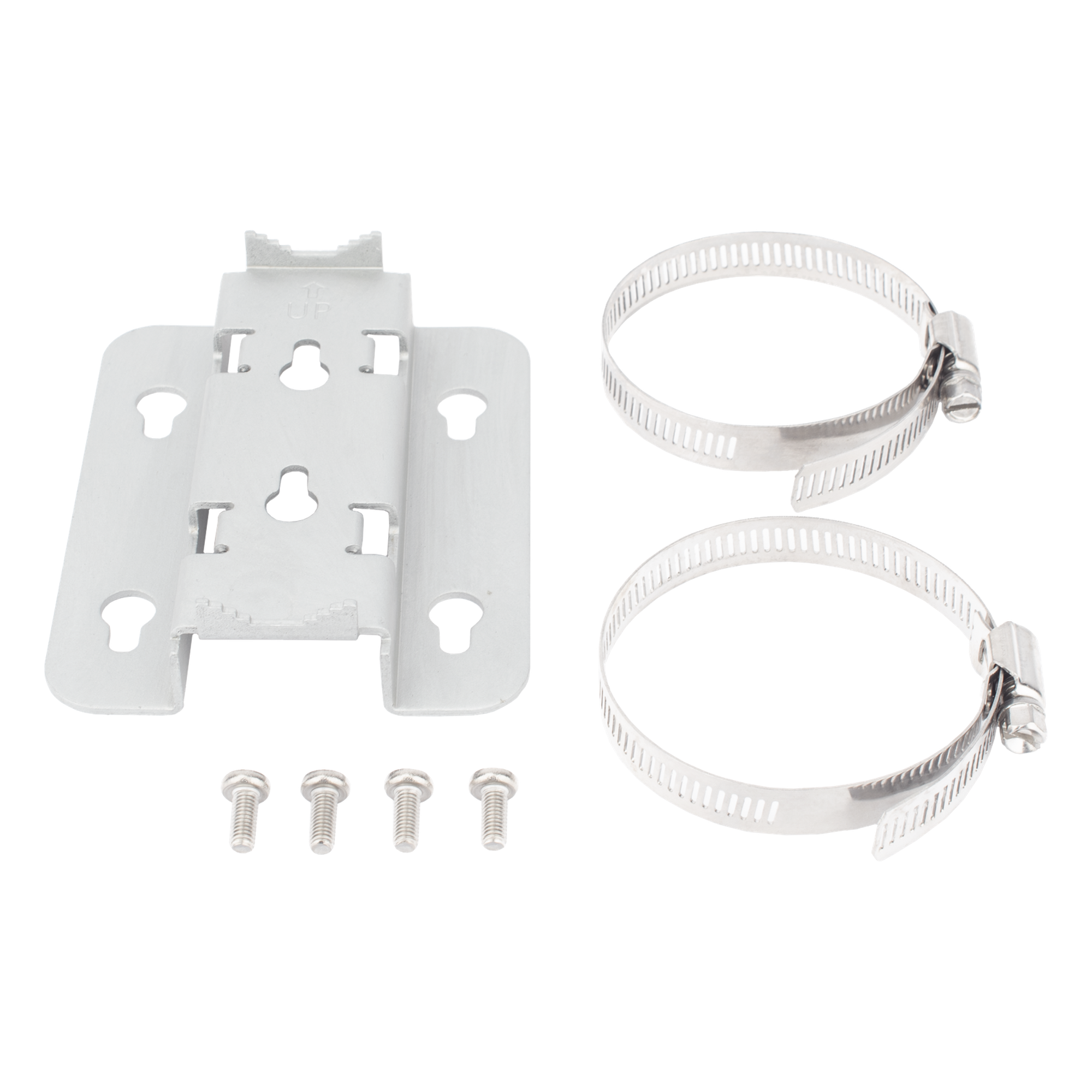 Montaje ePMP 3000 para poste o pared, incluye 4 tornillos y 2 abrazaderas metalicas