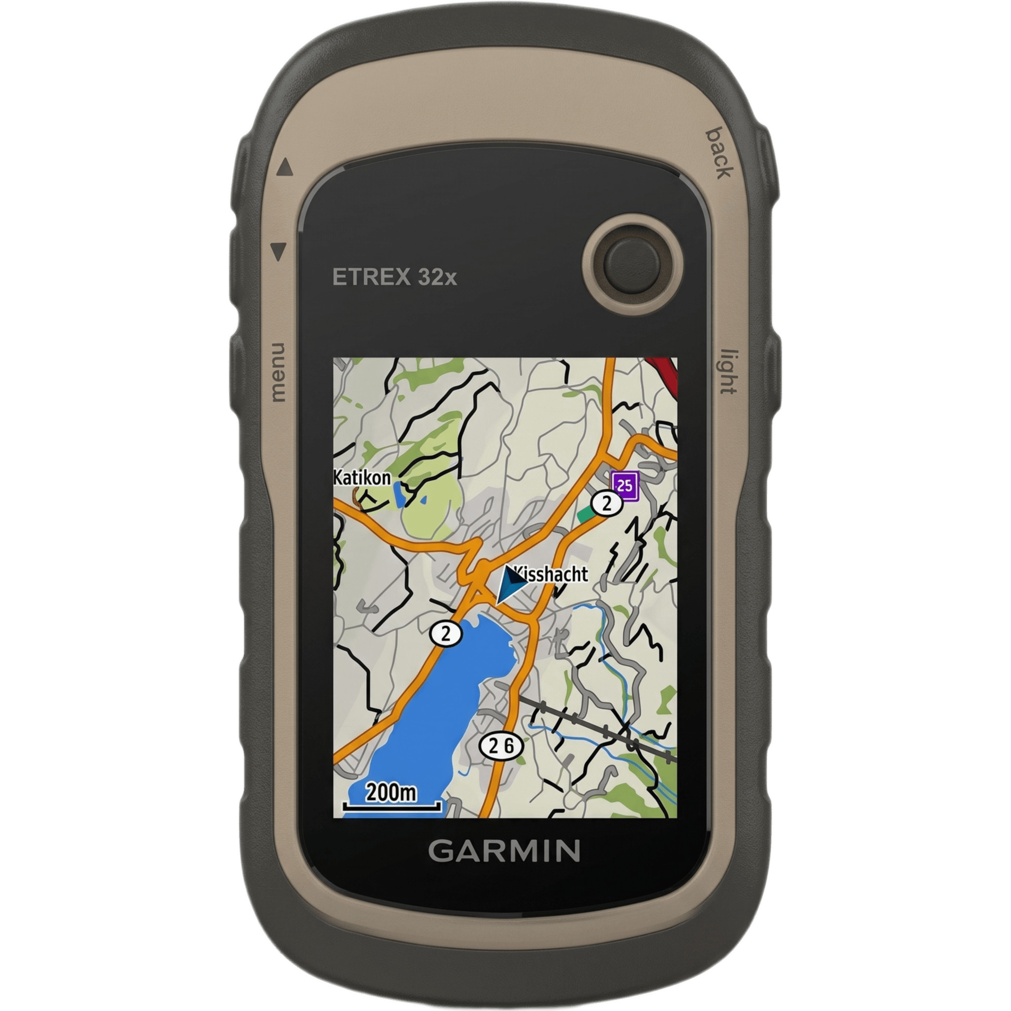 GPS Portátil Outdoor / Pantalla TFT Transflectiva 2.2 Pulgadas / Resolución 240x320 Pixeles / Brújula 3 Ejes / Altímetro Barométrico / GPS + GLONASS / 8 GB Memoria / IPX7 / Compatible ANT+ — GARMIN · SKU 10-02257-00