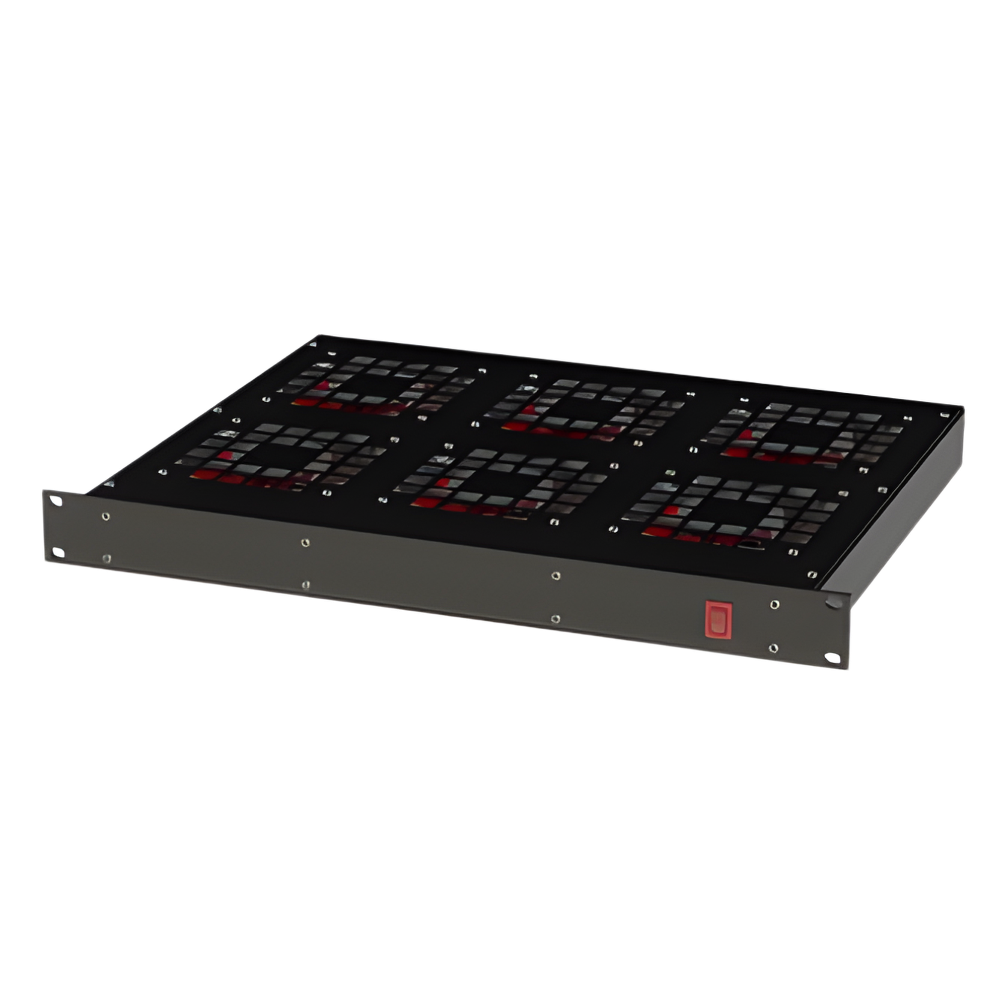 Ventilador para Rack 19" / 6 Abanicos / 1 Unidad de Rack / 110 Vca / 2.1 A / Carcasa de Acero Laminado — LINKEDPRO BY EPCOM · SKU EI-RAR-12V6
