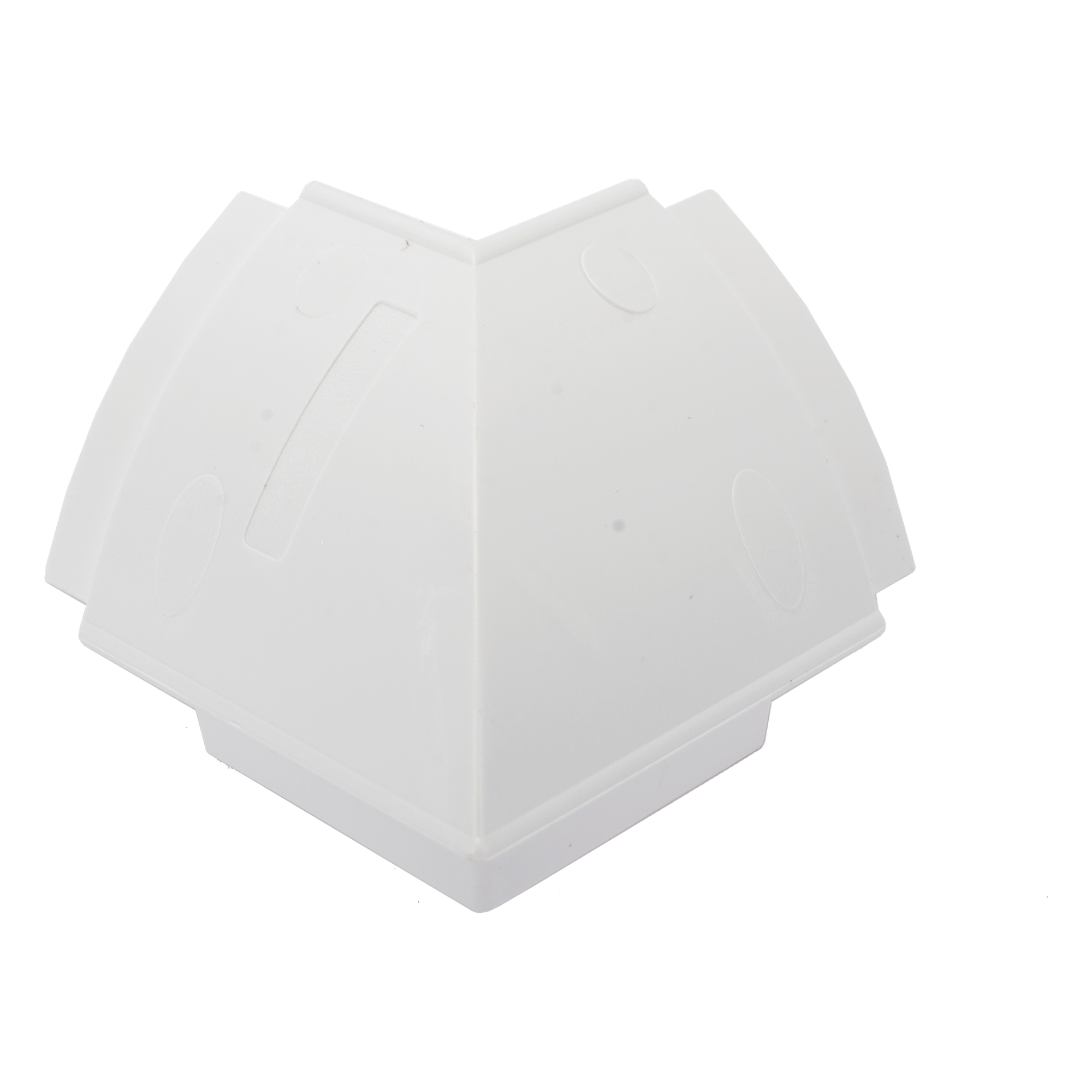 Kit de Canaleta 90° / División Integrada / PVC Rígido y ABS / Cinta Adhesiva Incluida / -20°C a +75°C / 3,344 mm²