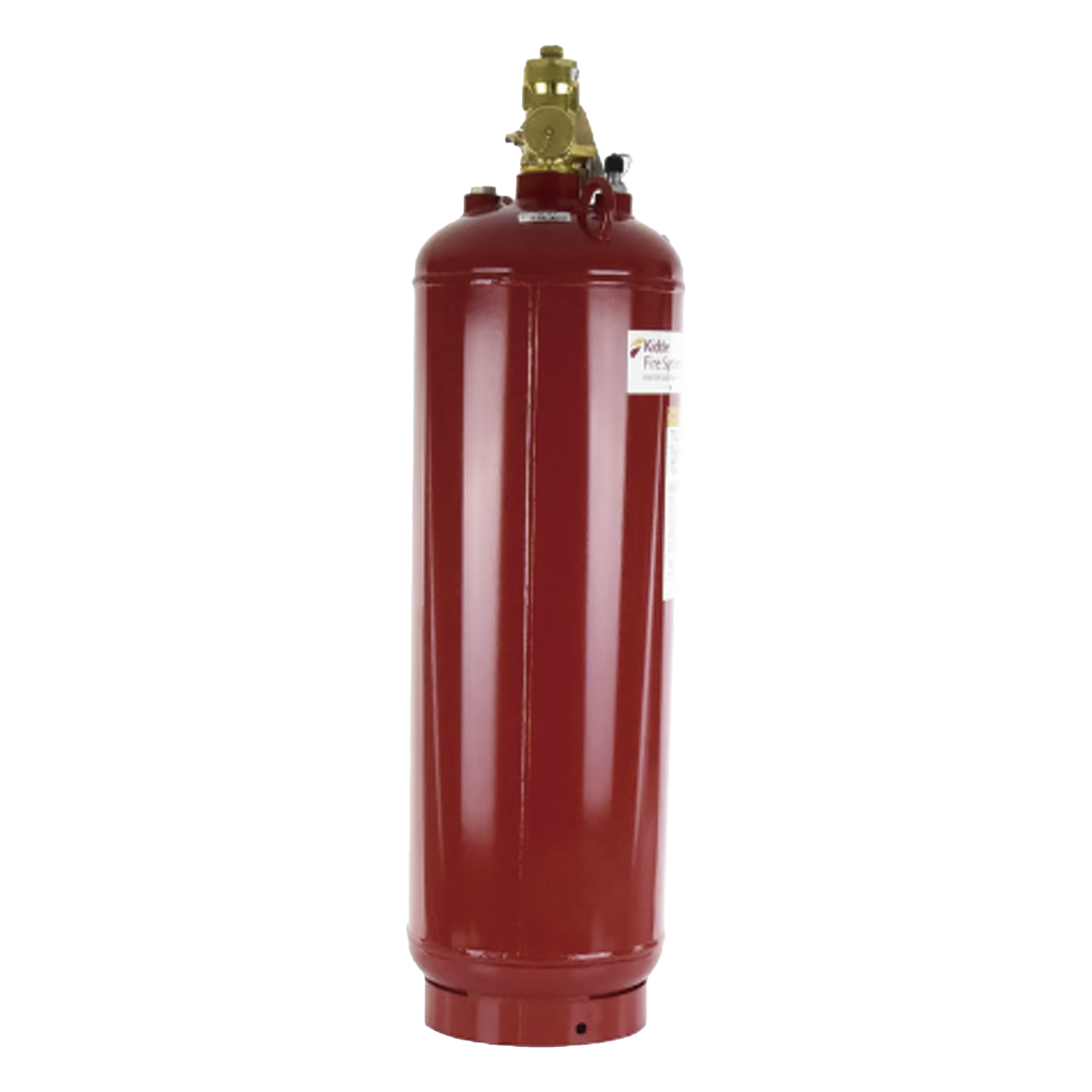 Cilindro con Válvula para Sistema de Extinción / 350 lb (158.7 kg) / Válvula 2" con Indicador de Nivel / UL Listed y FM Approved / USCG Approved