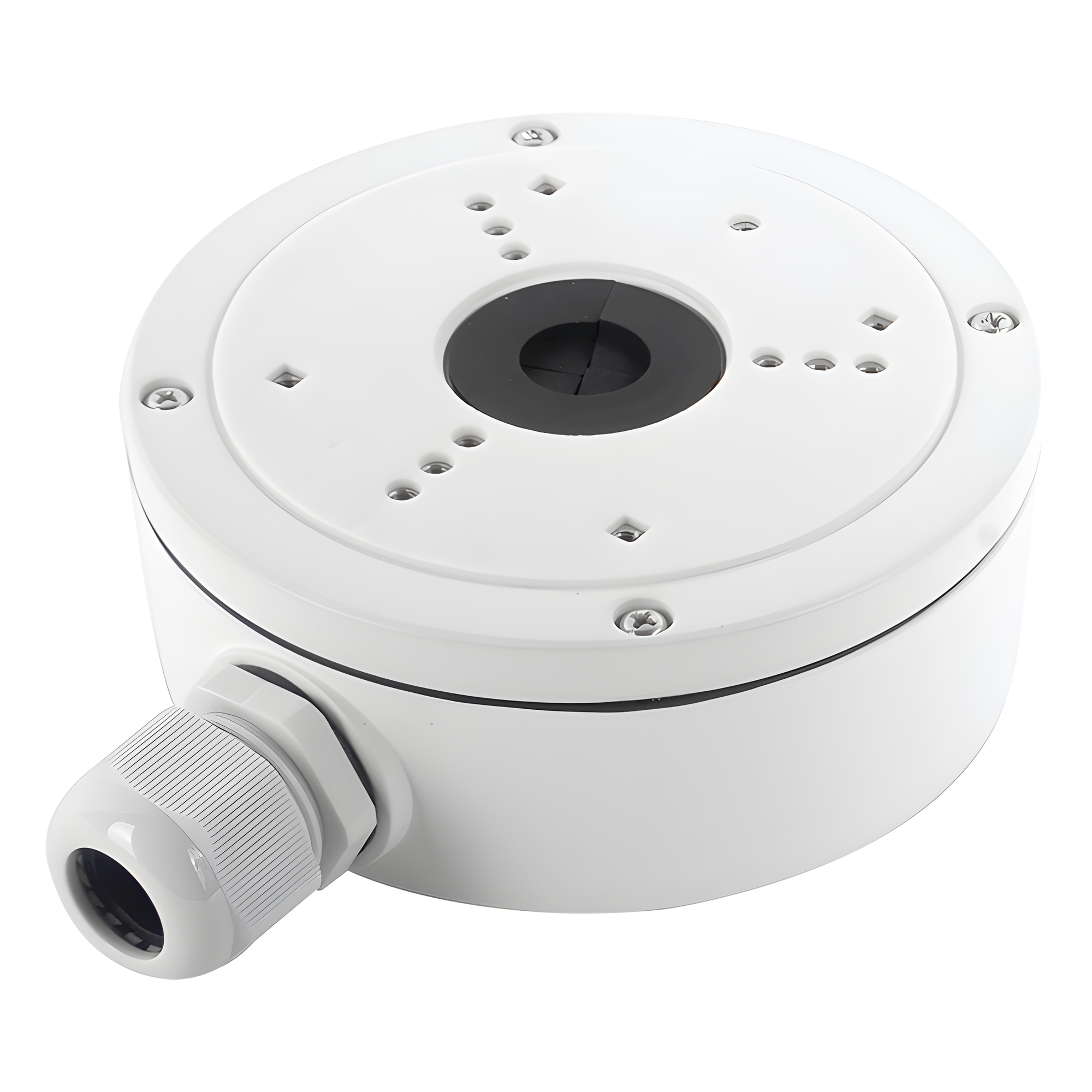 Caja de Conexiones para Exterior / IP66 / Aluminio / Capacidad 4.5 kg / Salida Tubo 3/4 pulgada — HIKVISION · SKU DS-1280ZJ-S