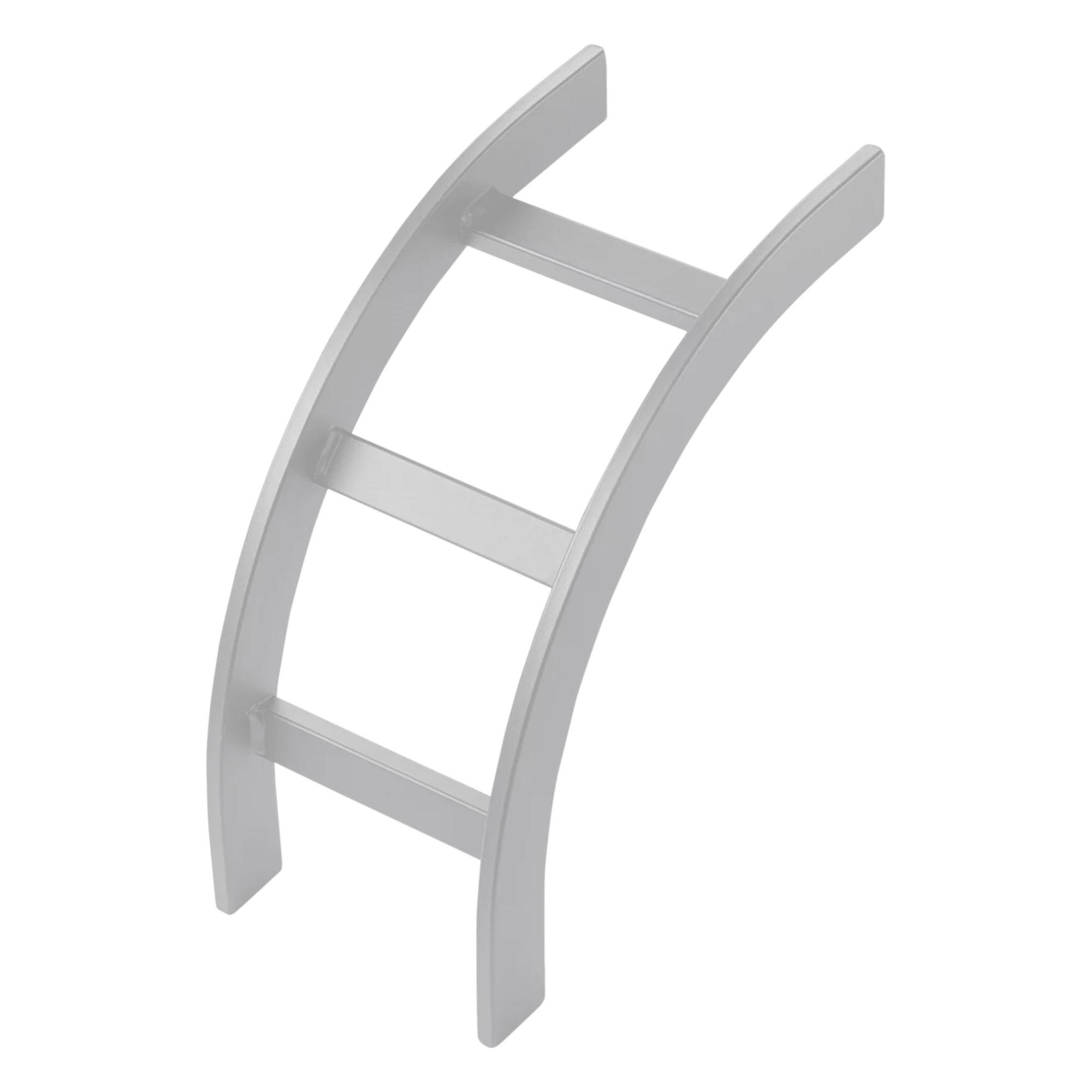 Accesorio de Escalerilla / Curva Vertical Interior / 12 in (305 mm) Ancho / Acero / Blanco — HOFFMAN · SKU LIB12W
