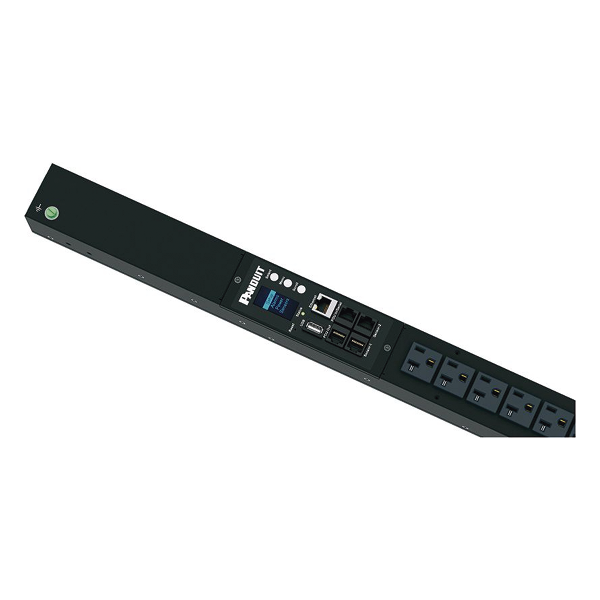 PDU Monitoreable / 16 Salidas NEMA 5-20R / Entrada NEMA 5-15P / 120 Vca / 15 A / 1.4 kVA / Instalación Vertical