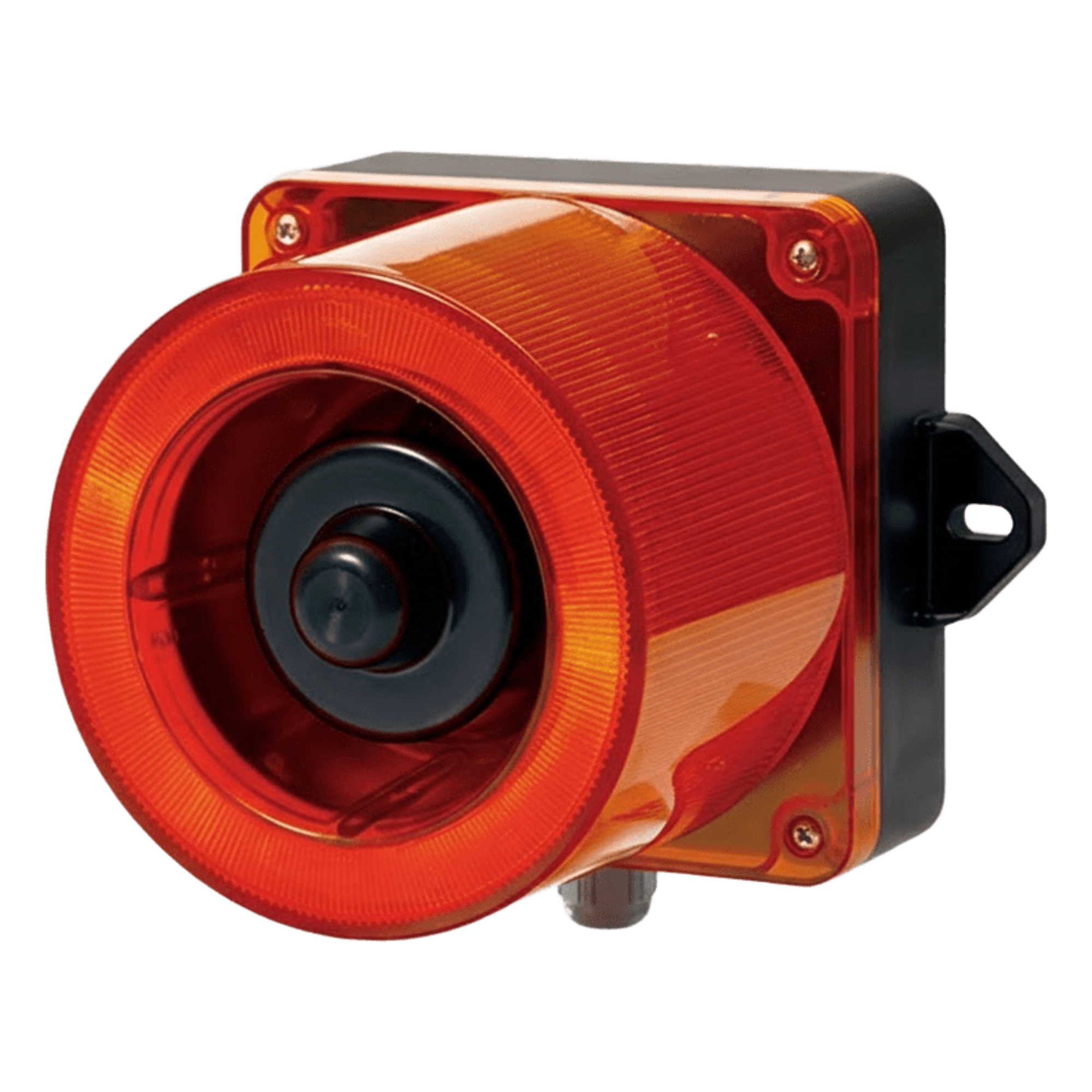 Combinación de Baliza LED y Sirena Electrónica / 31 Tonos / 123 dB / IP66 / -50°C a +50°C / 110-220 VCA — QLIGHT · SKU QWCD50-110220-R-LC