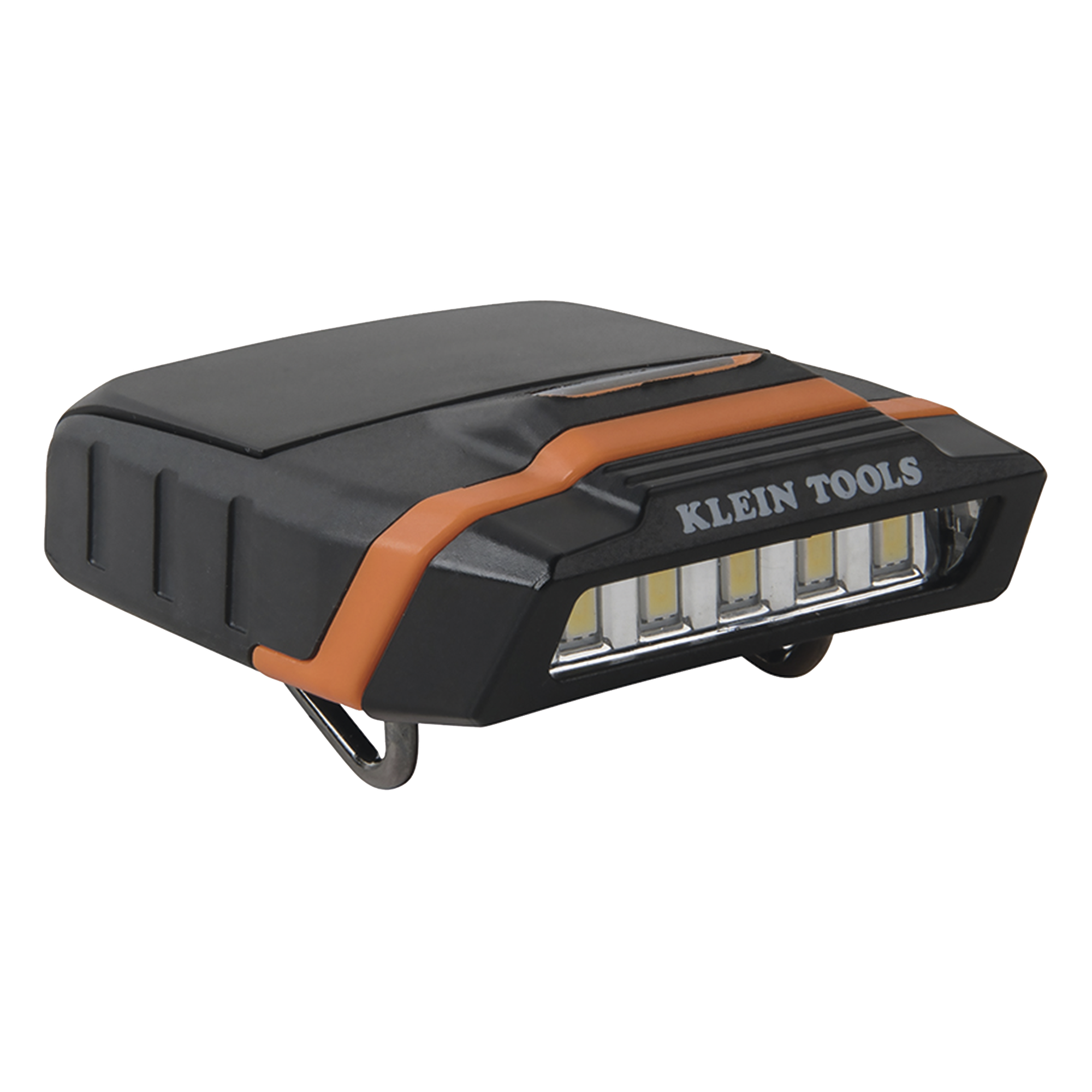 Lámpara LED para Visera / 125 Lúmenes / Ángulo Ajustable 60° / IP54 / Resistencia a Caídas 3 m (10 ft) / 2 Modos de Iluminación — KLEIN TOOLS · SKU 56402