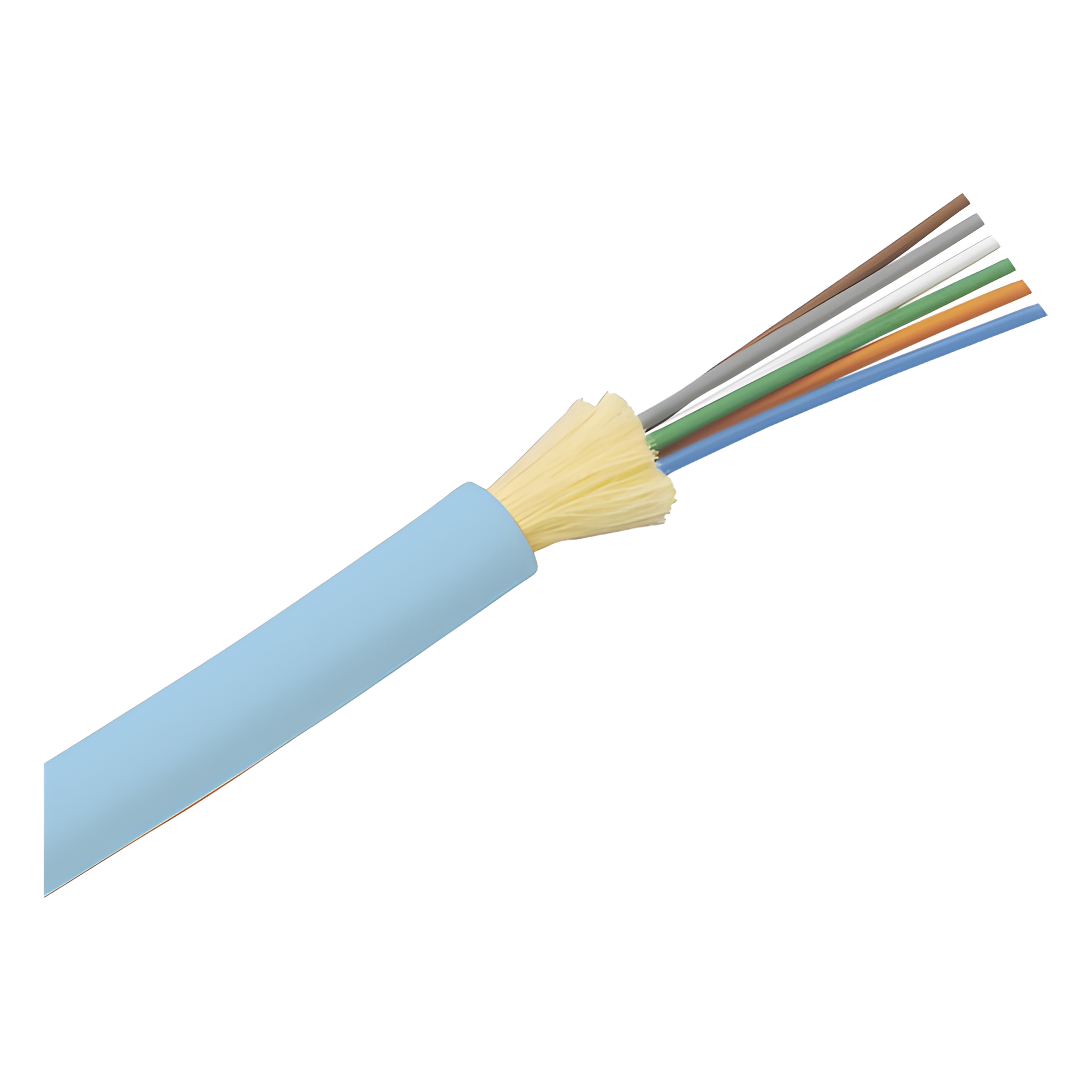 Cable de Fibra Óptica / 24 Hilos / Multimodo OM4 50/125 / Tight Buffer 900µm / LSZH / OFNP / 2 pies Marcas — PANDUIT · SKU FODLZ24