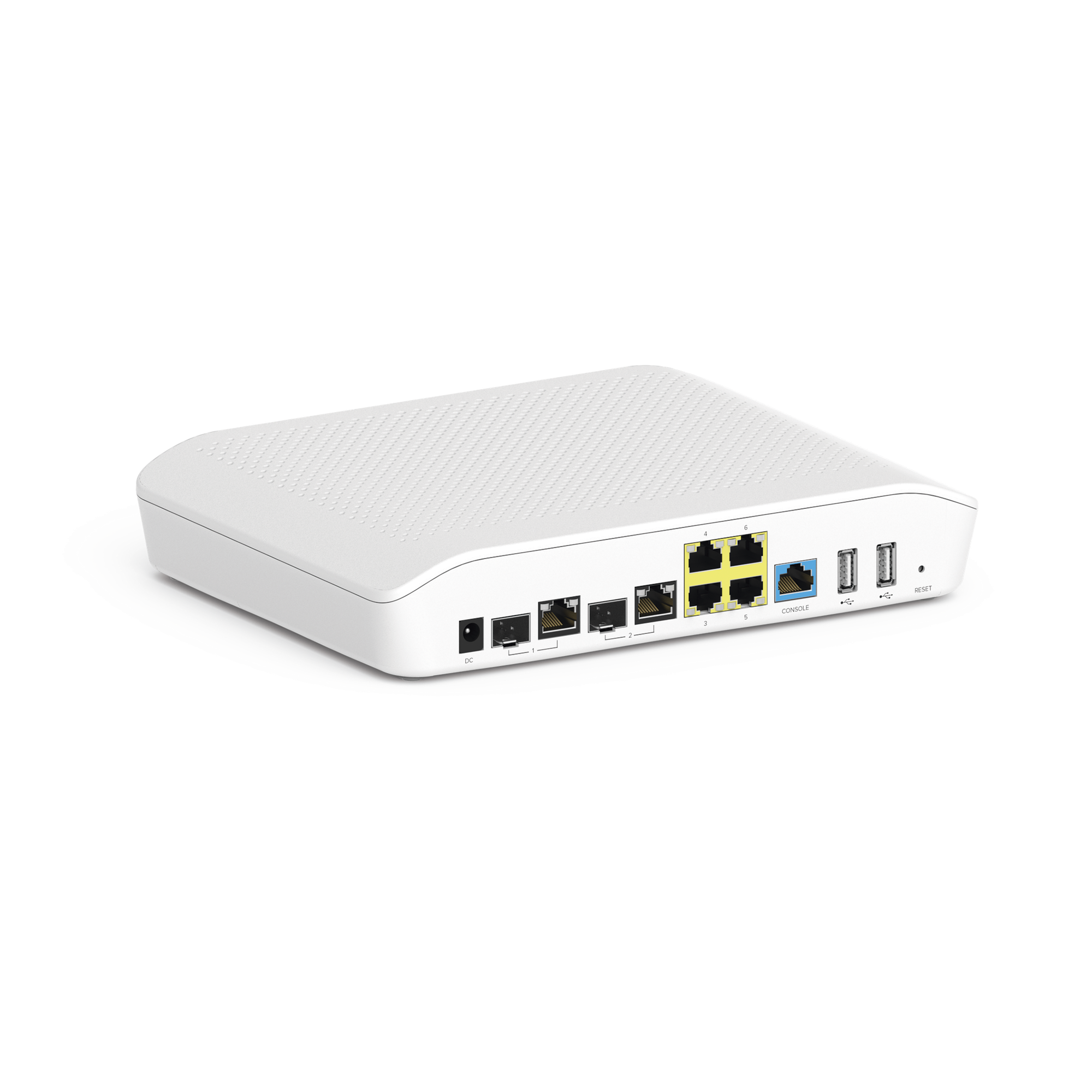 Firewall SD-WAN / 2 WAN Gigabit + 2 SFP Combo / 4 LAN Gigabit / IDS-IPS / 945 Mbps / Hasta 1,000 Dispositivos — CAMBIUM NETWORKS · SKU NSE3000A