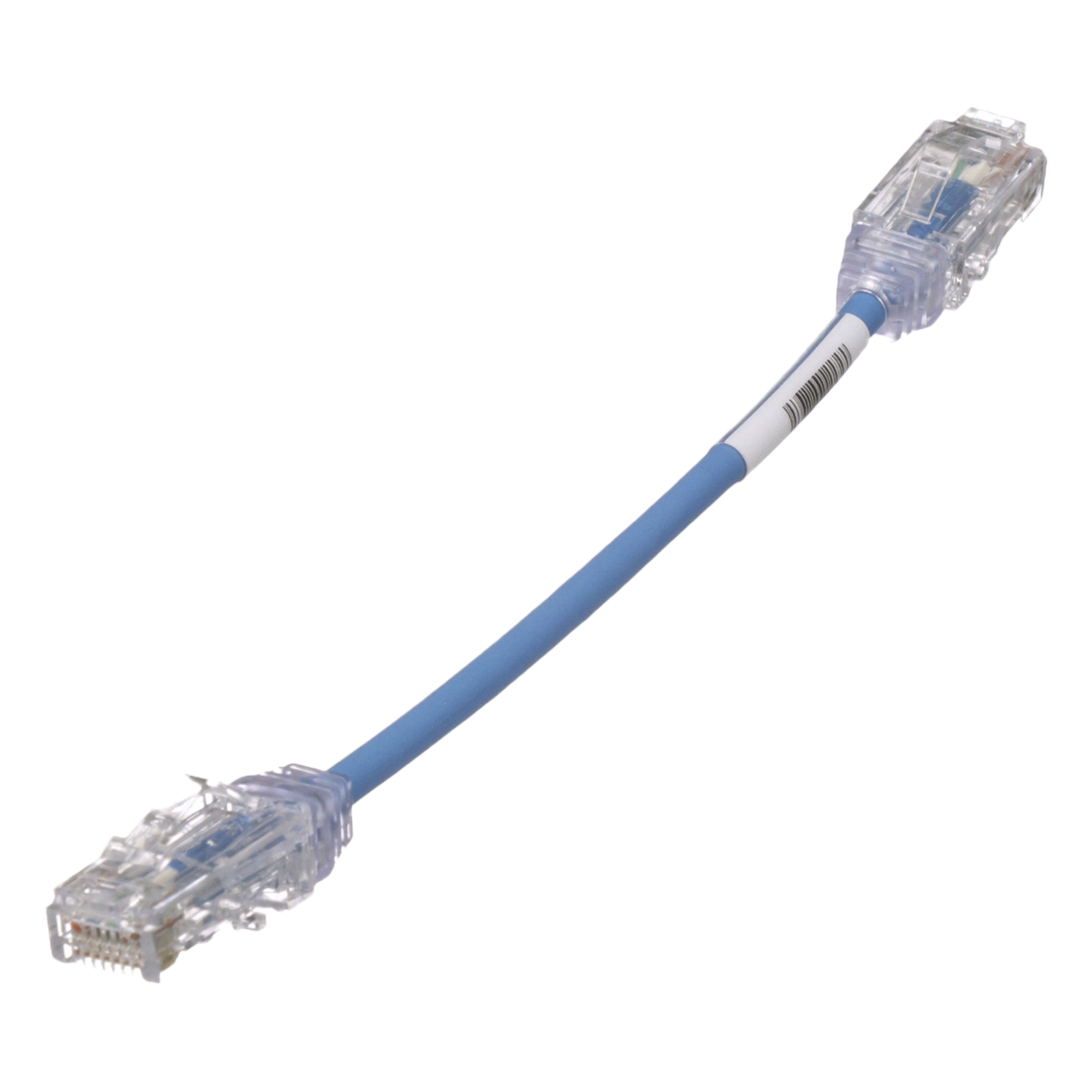 Cable de Parcheo UTP Cat6 / 28AWG Diámetro Reducido / 15.2 cm (0.5 pies) / Azul / LSZH/CM / PoE++ — PANDUIT · SKU UTP28SP6INBU
