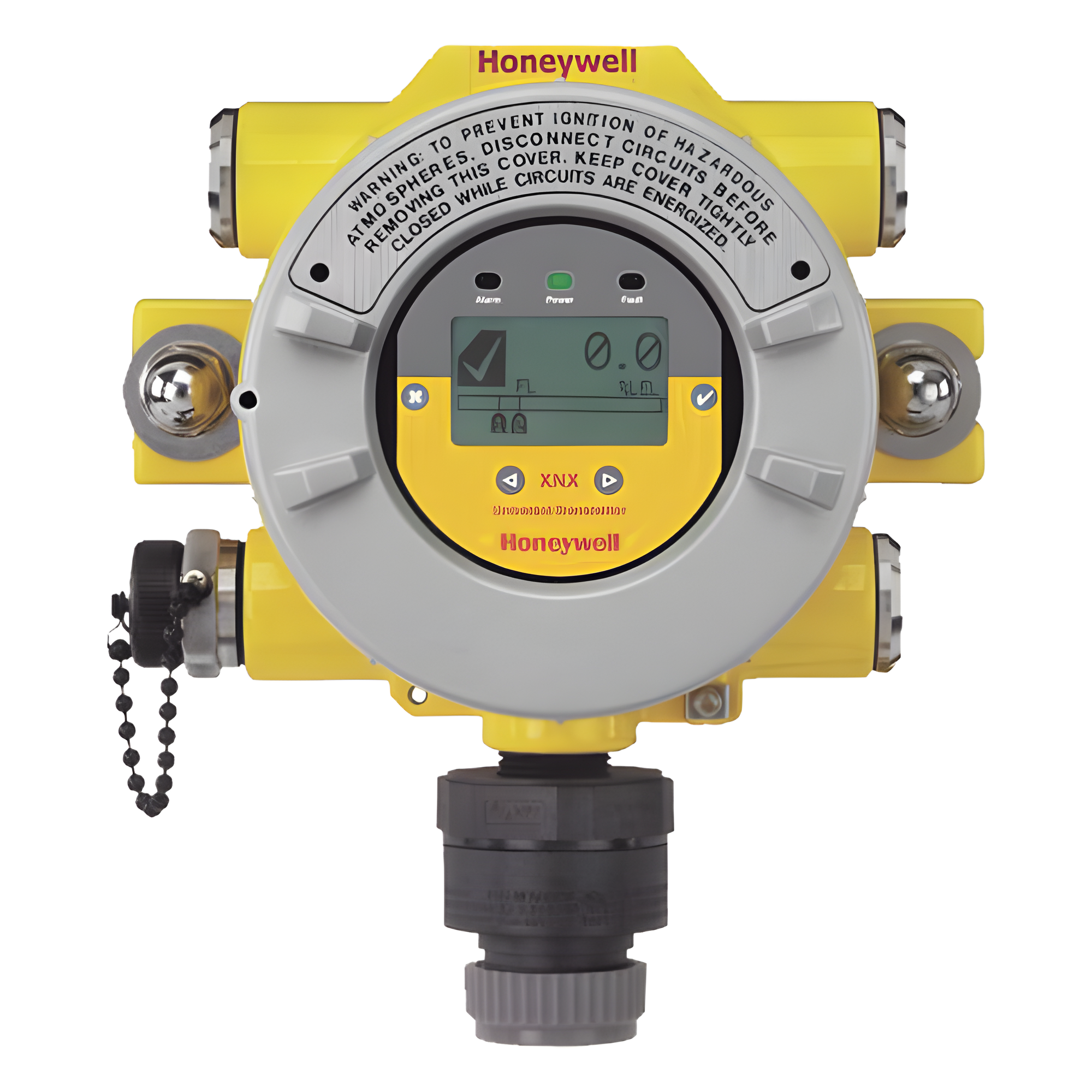 Transmisor de Gas Universal / Salida HART 4-20 mA / 3 Relés de Alarma y Falla / IP66 NEMA 4X / Clase I División 1 — HONEYWELL ANALYTICS · SKU XNX-UTAV-RNNNN