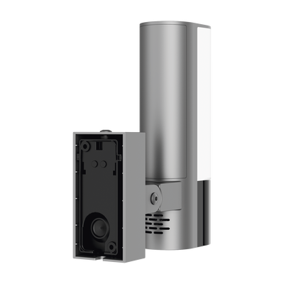 Cámara IP 4 Megapíxel / Wi-Fi / Lampara Integrada / Audio de dos vías / Imágen Nocturna a Color / Detección Humana / Audios Personalizables  / Uso Exterior con Protección