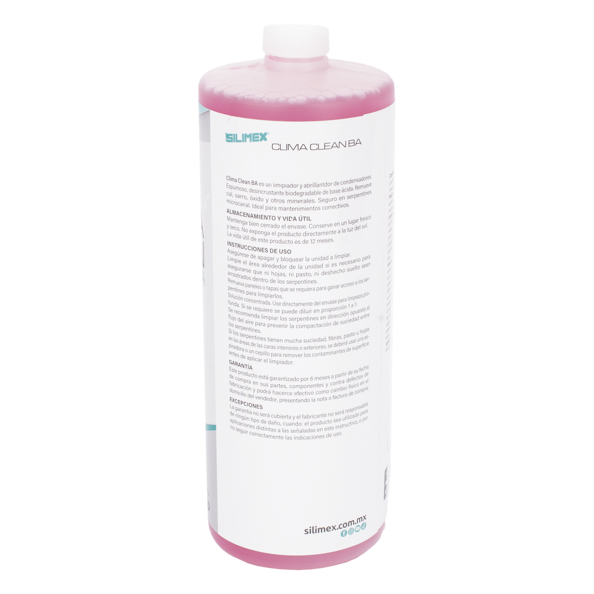 Limpiador Espumoso / Biodegradable / Base Agua / Serpentines Minisplit / Eficiencia Energética