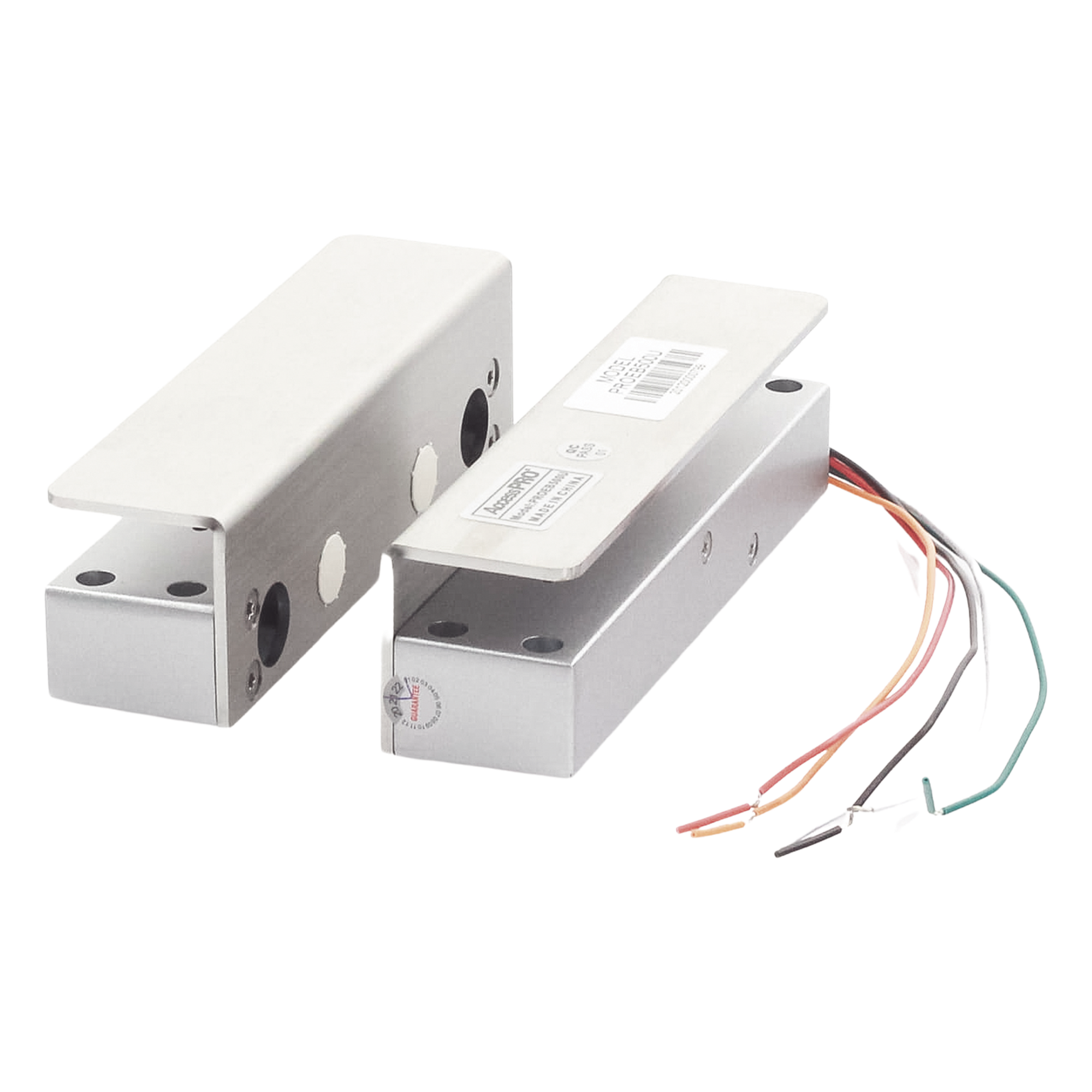Cerradura de Perno para Puertas de Vidrio / 1000 kg Fuerza de Sujeción / 12 VCC / 1/2" Vidrio / 150 x 39 x 37 mm / 5-8 mm Espacio Requerido — ACCESSPRO · SKU PROEB-500U