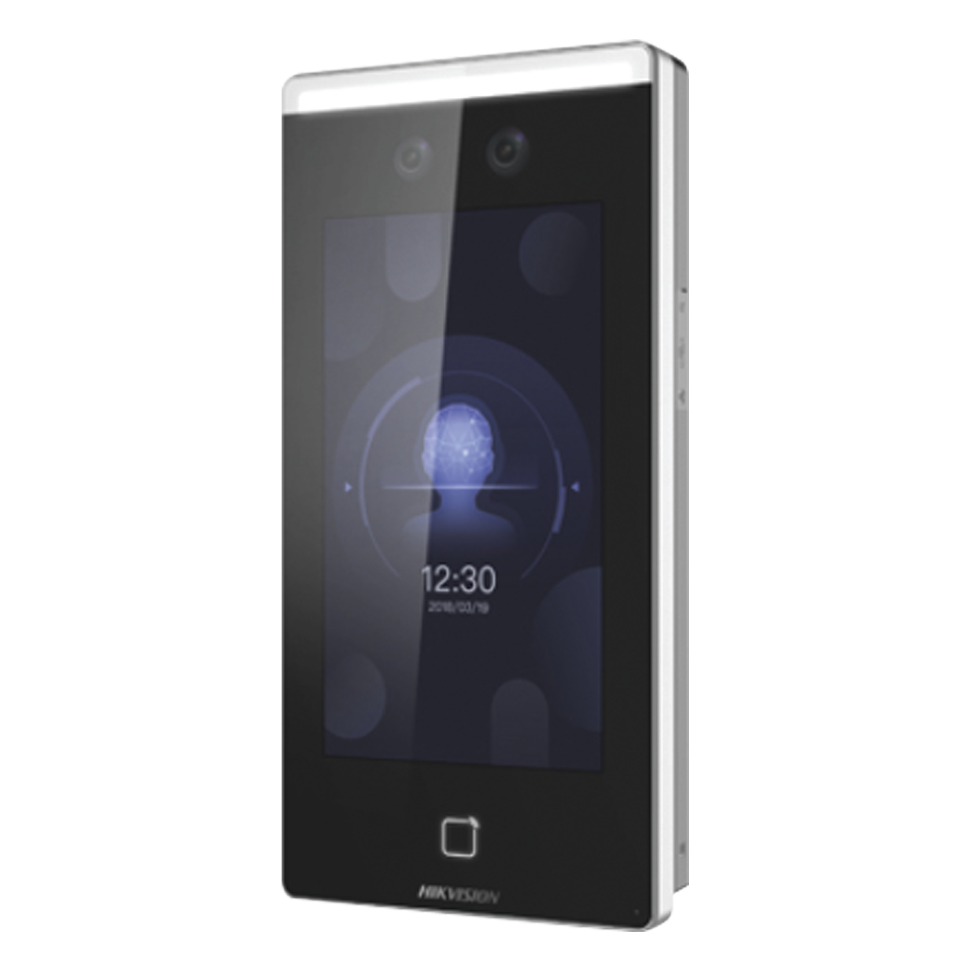 Terminal Min Moe Touch de Reconocimiento Facial ULTRA Rápido con función de Videoportero  (ambientes no ruidosos) / Lectura de Códigos QR / 6,000 usuarios / Alta tecnología Deep Learning  / Cámara 2 MP compatible con NVR — HIKVISION · SKU DS-K1T671M