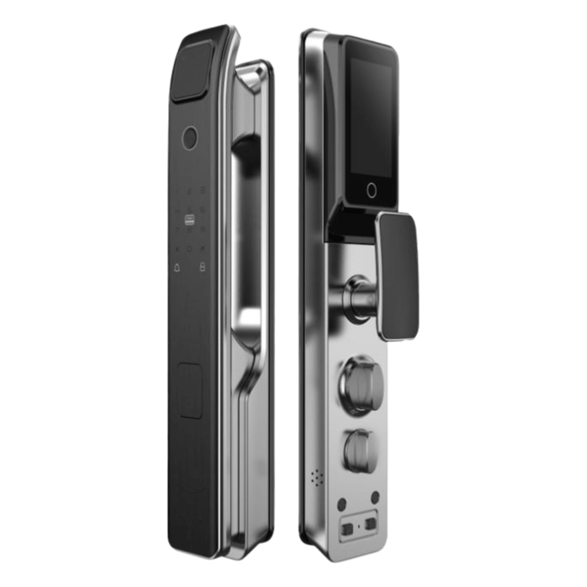 Cerradura inteligente inalámbrica / Wi-Fi 2.4 GHz / IP52 / Reconocimiento biométrico / Batería 5000 mAh / Radar milimétrico — AKUBELA · SKU SL50WSL