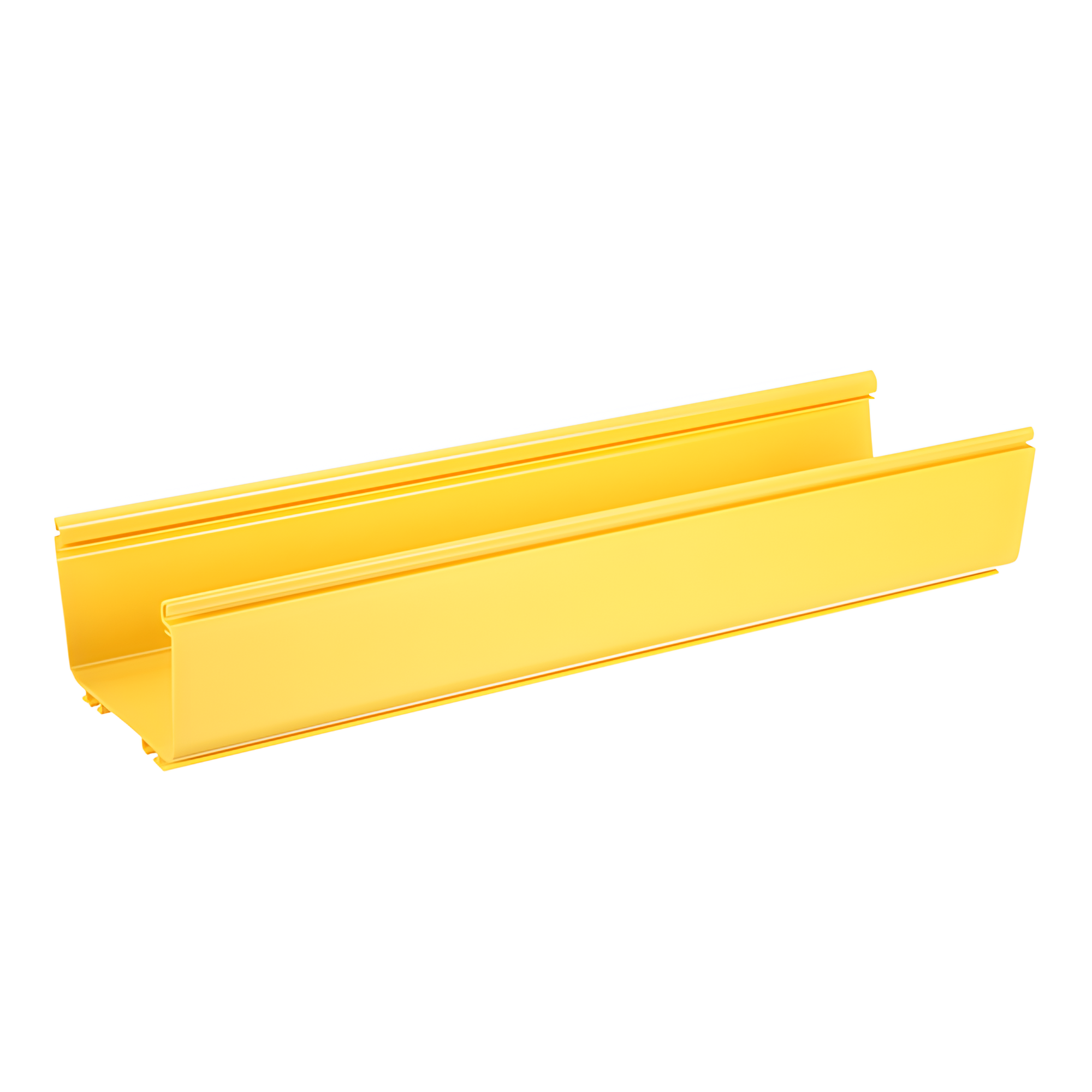 Canaleta para Cableado Estructurado / PVC Rígido / 6x4 Pulgadas / 3 m (9.8 ft) de Largo / Capacidad 3819 Cables / Color Amarillo — PANDUIT · SKU FR6X4YL10