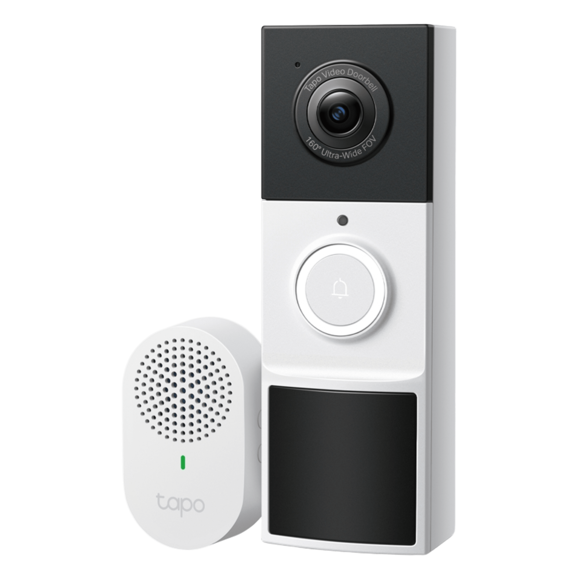 Videoportero IP Inalámbrico / 2K 3 Megapixel / 160° DFOV / Batería 6400 mAh / Detección IA Personas-Vehículos / Visión Nocturna Color / Audio Bidireccional — TP-LINK · SKU TAPO-D210