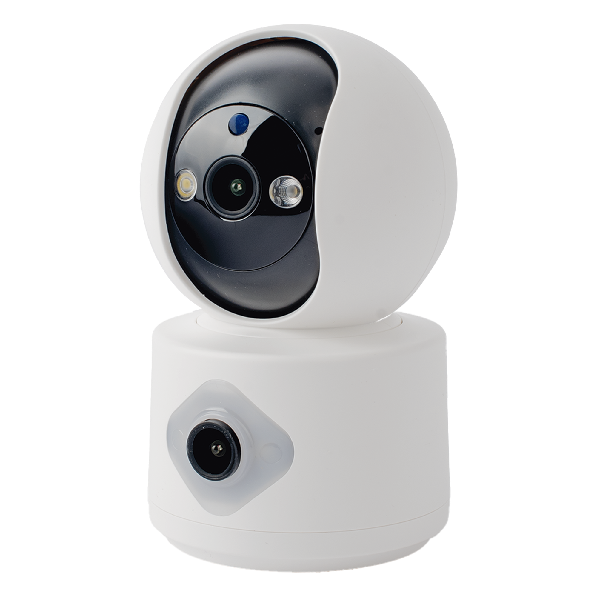 Cámara IP WiFi / Doble Lente 3MP / Pan 320° / Tilt 70° / Autoseguimiento / IR 10 m (32.8 ft) / Audio Bidireccional / microSD 128GB