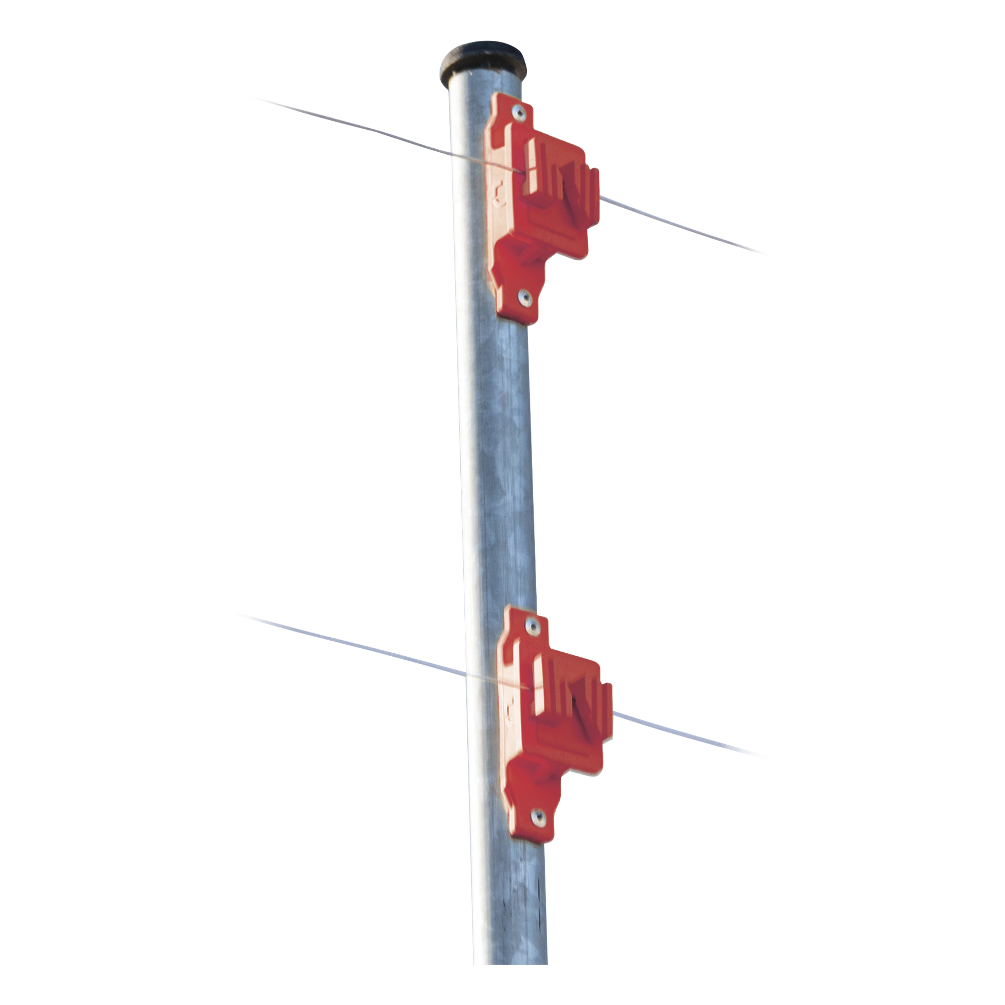 Aislador de Paso para Cerco Eléctrico / Aislamiento 18 kV / Resistencia Mecánica 10.2 kg / Protección UV / Diseño Anti-Arco / Polipropileno y Policarbonato — SFIRE · SKU SFPASOR