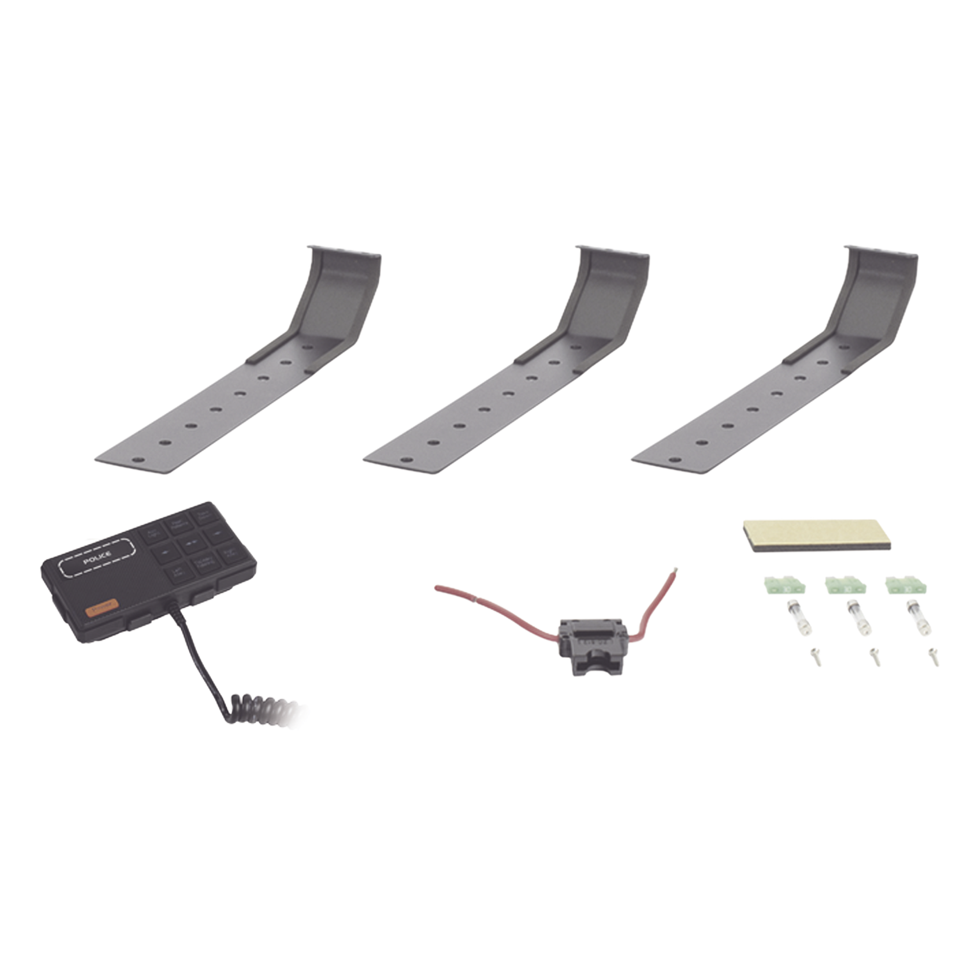 Barra de Luces LED / 47" (118 cm) / 124 LED Hyperlux / Dual Color Rojo/Claro / Control de Tráfico Ámbar / 45 Patrones / Montaje Gancho