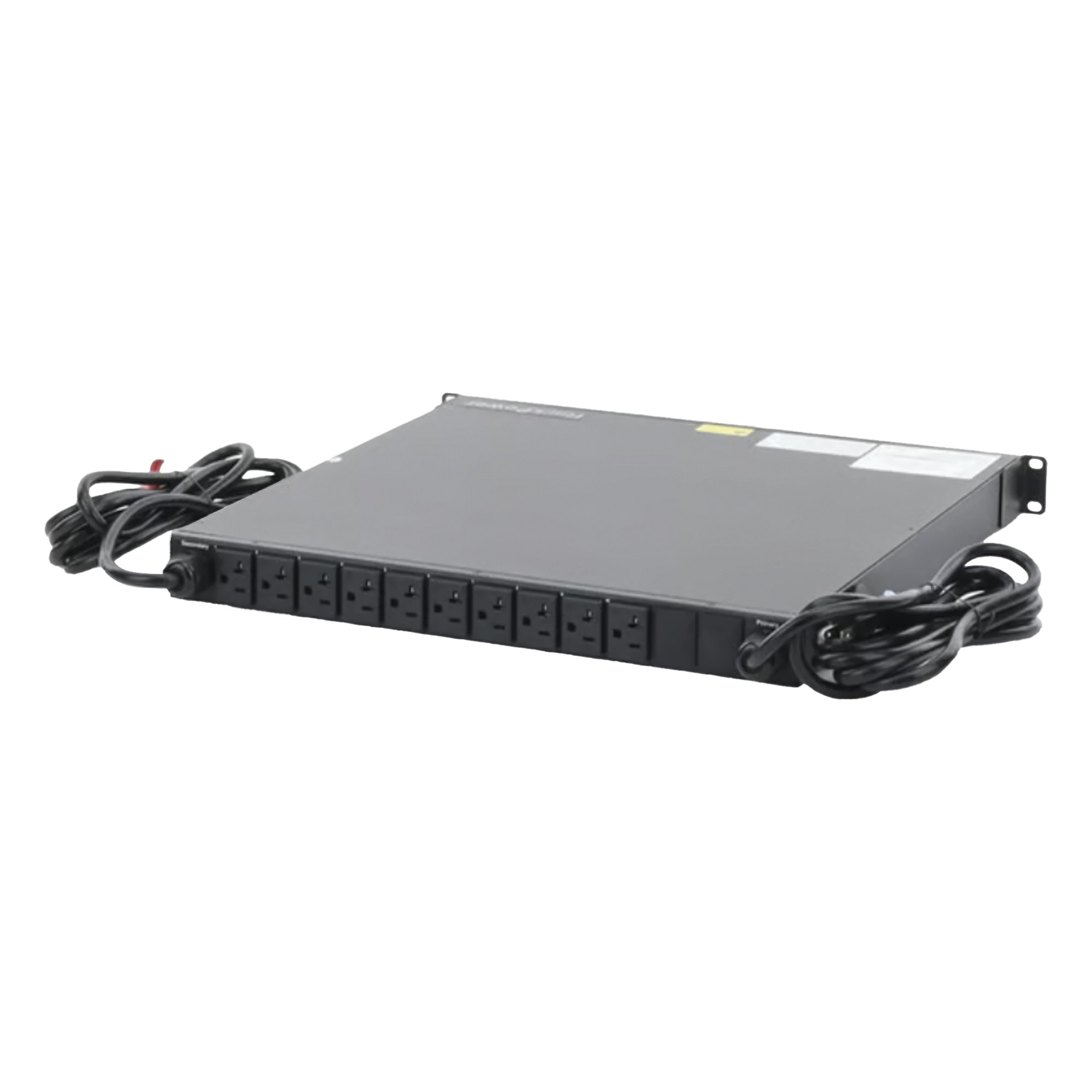 PDU de Transferencia Automática / 10 Salidas 5-15R / 15 Amp / 120 Vca / 1UR Horizontal 19 in / Monitoreable IP / ATS Redundante — HOFFMAN · SKU NPATS11001