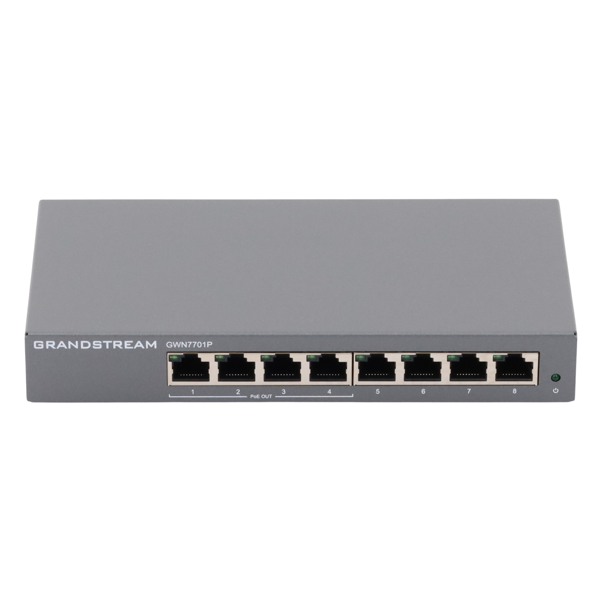 Switch PoE+ Gigabit No Administrable / 8 Puertos 10/100/1000 Mbps / 4 Puertos PoE+ 60W / 16 Gbps / 8K MAC