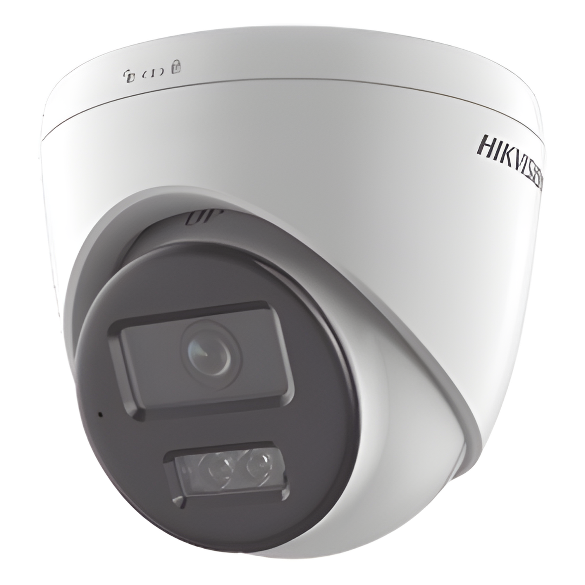 Cámara Turret IP / 6 Megapixel / Dual Light 30 m (98.4 ft) / Lente 2.8 mm / 105° / Micrófono Integrado / IP67 / PoE — HIKVISION · SKU DS-2CD1363G2-LIU(F)