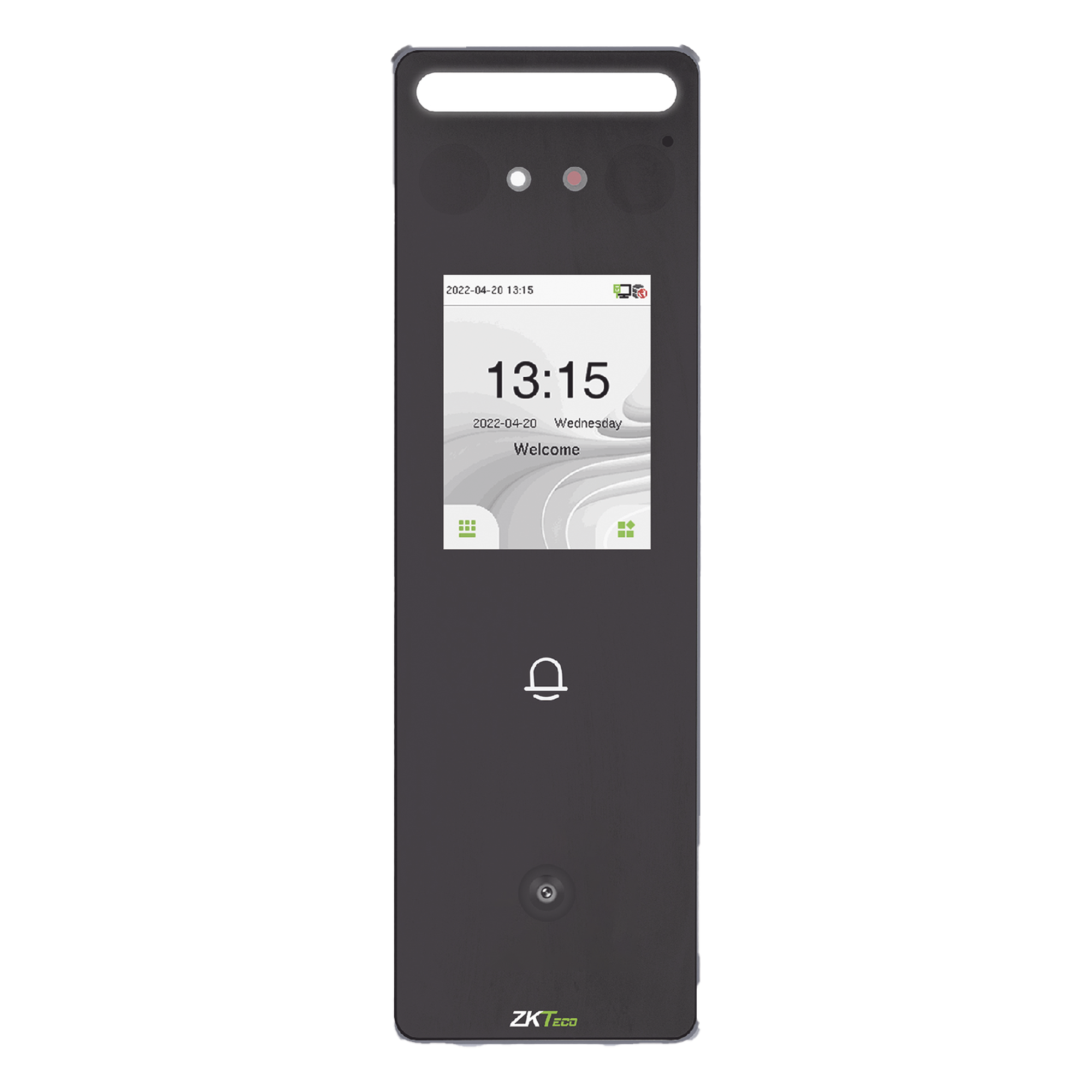 Terminal de Control de Acceso / Reconocimiento Facial y QR / Pantalla Táctil 2.4 Pulgadas / IP65 / 1 Puerta / 500 Usuarios Faciales — ZKTECO · SKU SPEEDFACE-V3L-QR