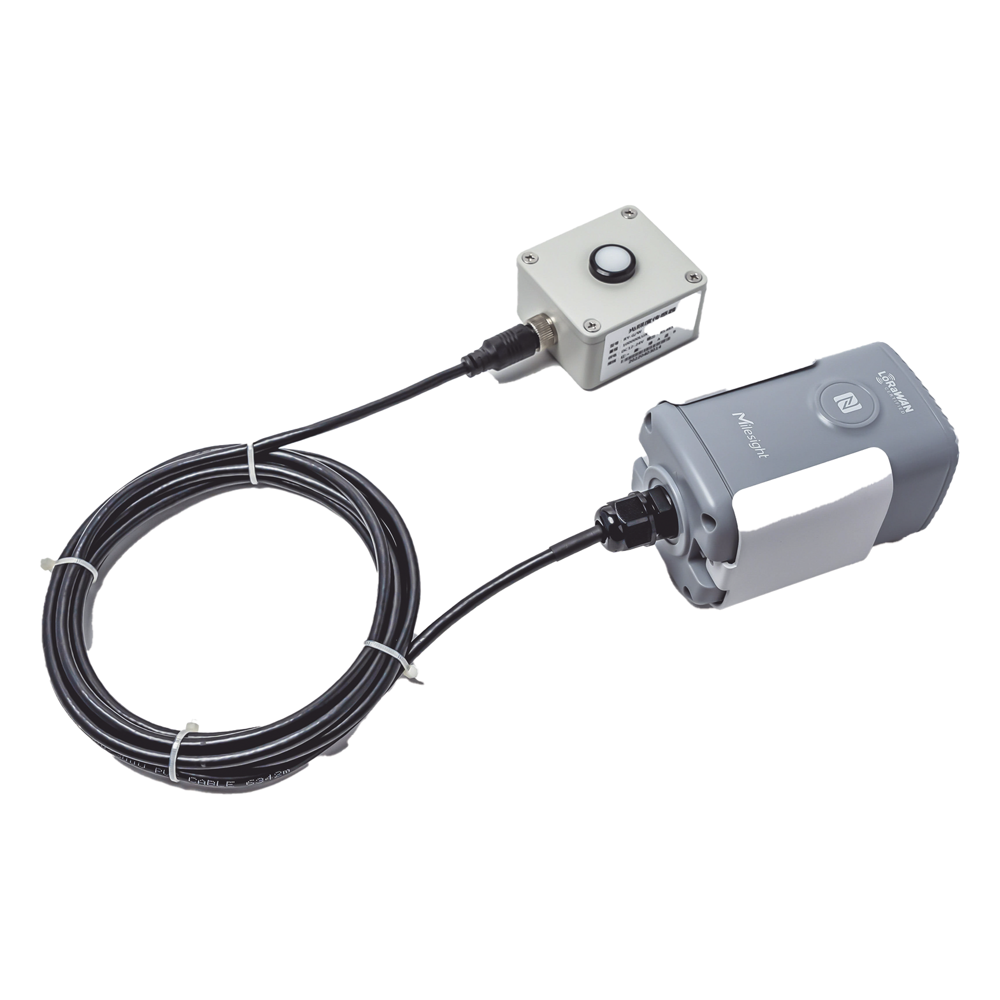 Sensor de Iluminación LoRaWAN / Rango 0-100,000 Lux / Alcance 15 km (49,200 ft) / IP67 / Batería 10 Años / Automatización BMS — MILESIGHT · SKU EM500-LGT-915M