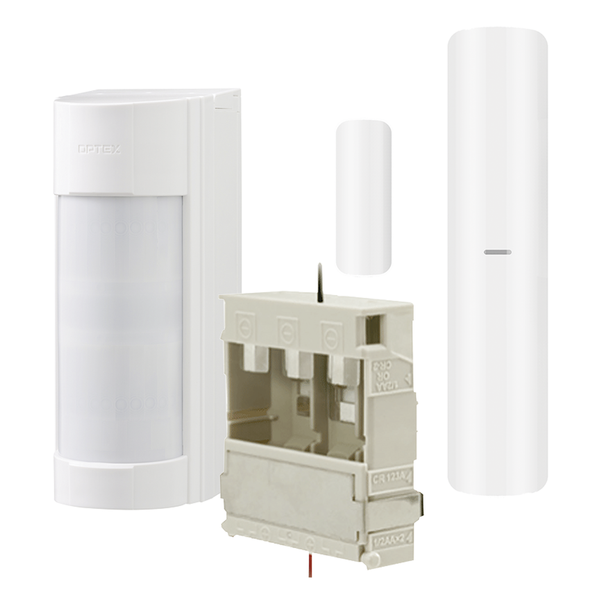 Detector de Movimiento PIR Inalámbrico / 12 m (39.4 ft) / 90° / 48 Zonas / IP55 / Doble Capa / AX PRO — OPTEX · SKU VXI-R-W-HKV