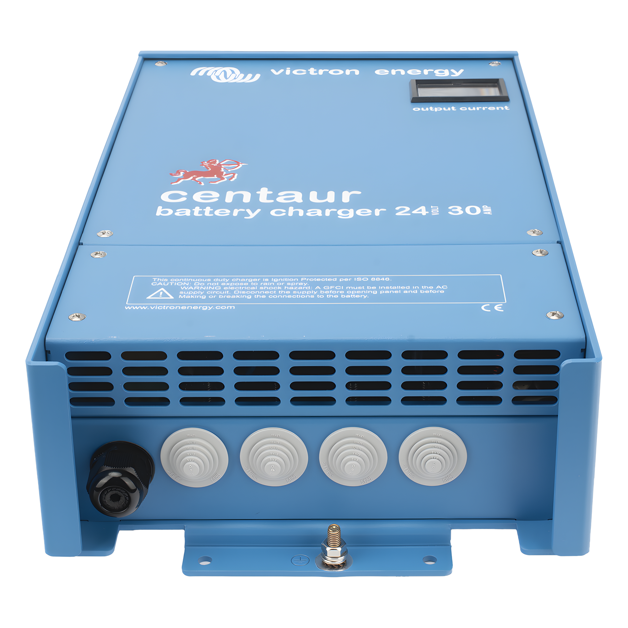 Cargador de Baterías / 24V 30A / Tres Salidas Aisladas / Entrada Universal 90-265 VCA / Compensación Térmica / 120-300 Ah