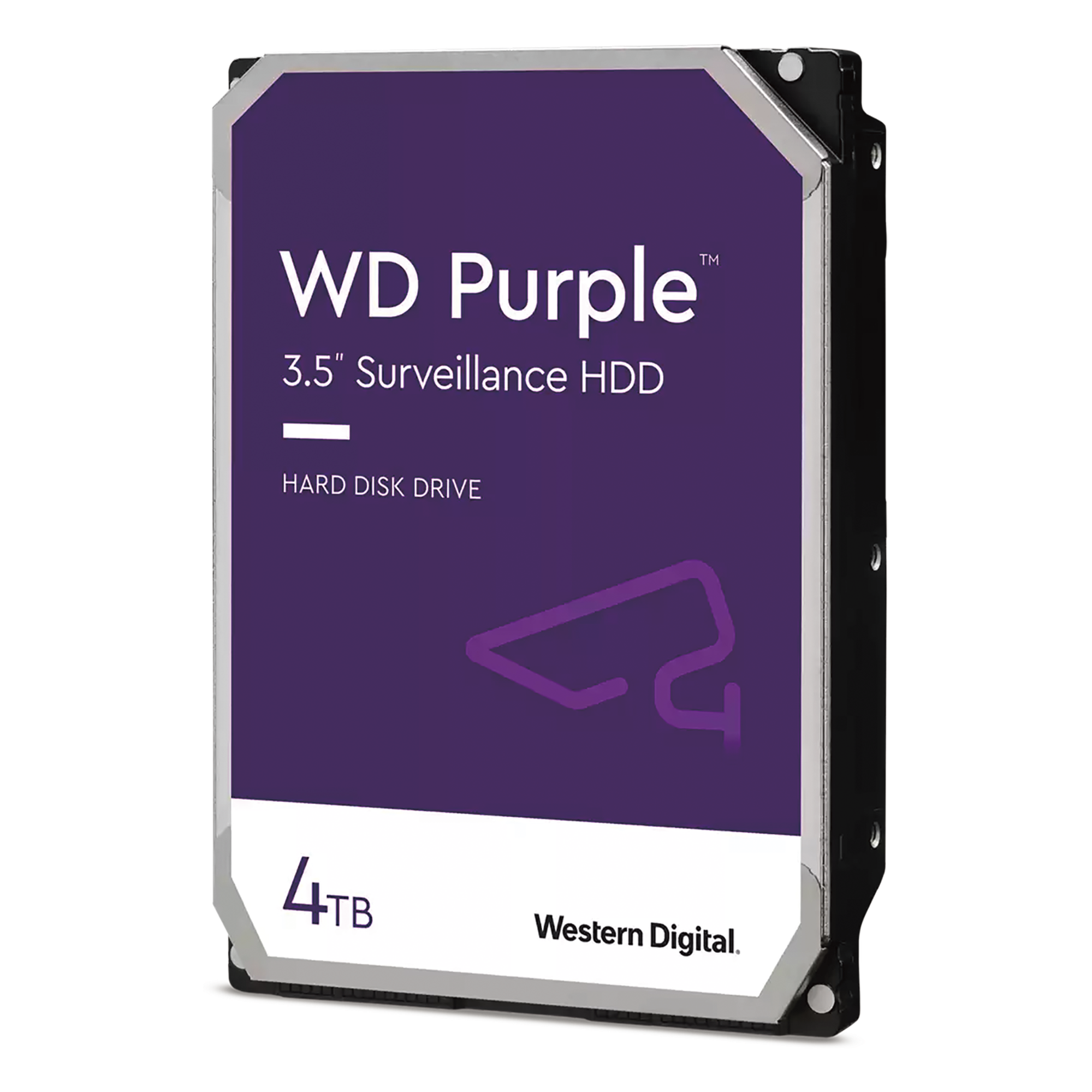 Disco Duro para Videovigilancia / 4 TB / SATA III 6 Gb/s / 256 MB Caché / 5400 RPM / 64 Cámaras / 3.5 Pulgadas — Western Digital (WD) · SKU WD43PURZ