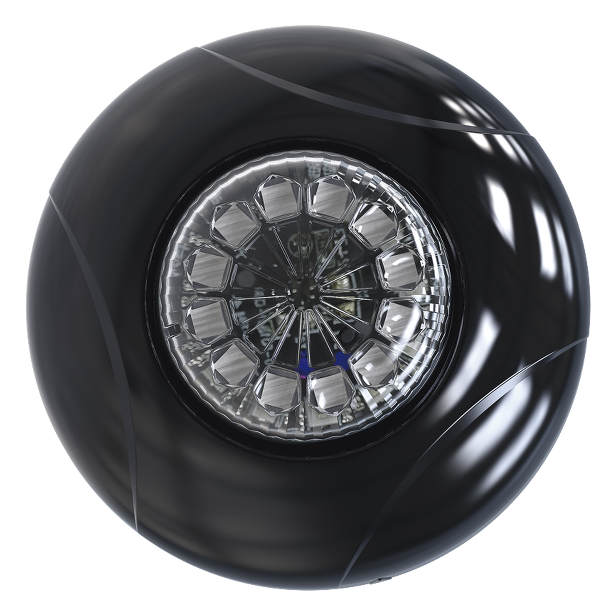 Estrobo LED de Advertencia / 12 LED de Alta Intensidad / Doble Color / 12 Vcd / IPX7 / ECE R10