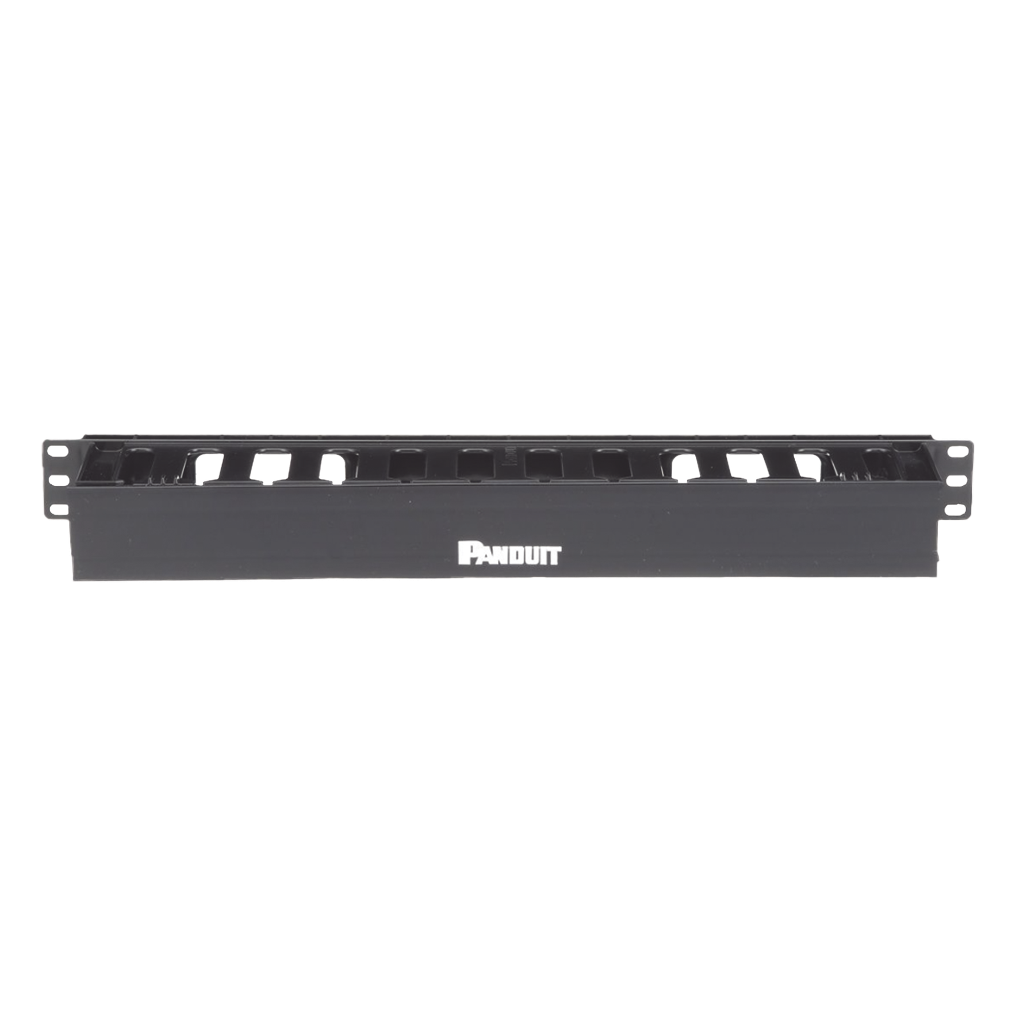 Organizador de Cables Horizontal / 1UR / 19 pulgadas (483 mm) / Solo Frontal / Gestión Coaxial, Fibra y Categoría 5e/6