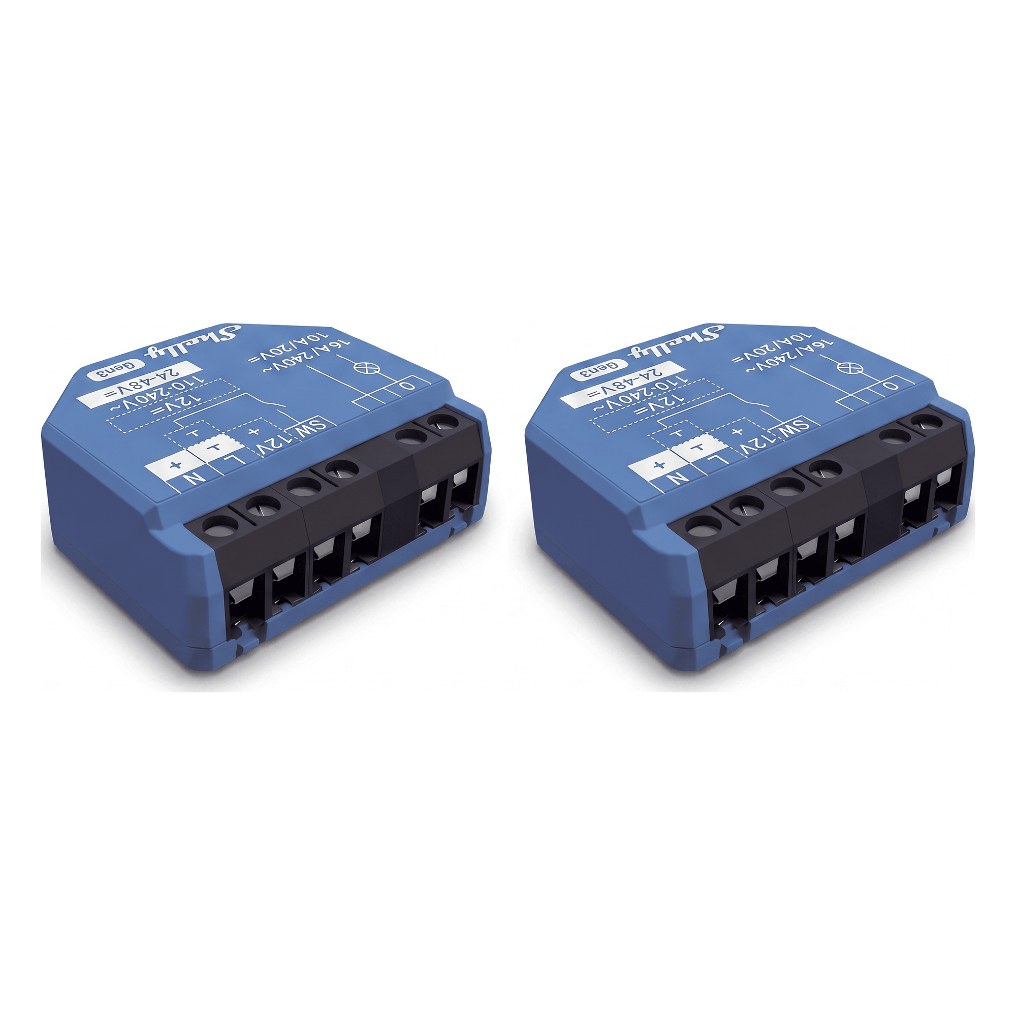 Relevador inalámbrico inteligente 16A, 110-230 V, 1  salida de contacto seco, compatible con asistente de voz Alexa, Google Home