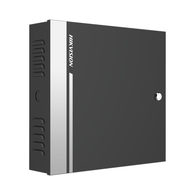 Controlador de Acceso para 1 Puerta y 2 Lectores Wiegand o RS485 / Incluye Gabinete y Fuente de Alimentación 12Vcc/8A / Soporta Batería de Respaldo /  Wiegand y RS-485 / 10,000 Tarjetas