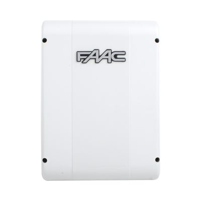Cuadro de mando FAAC E024S para operadores abatibles  FAAC S418 y FAAC 770N 