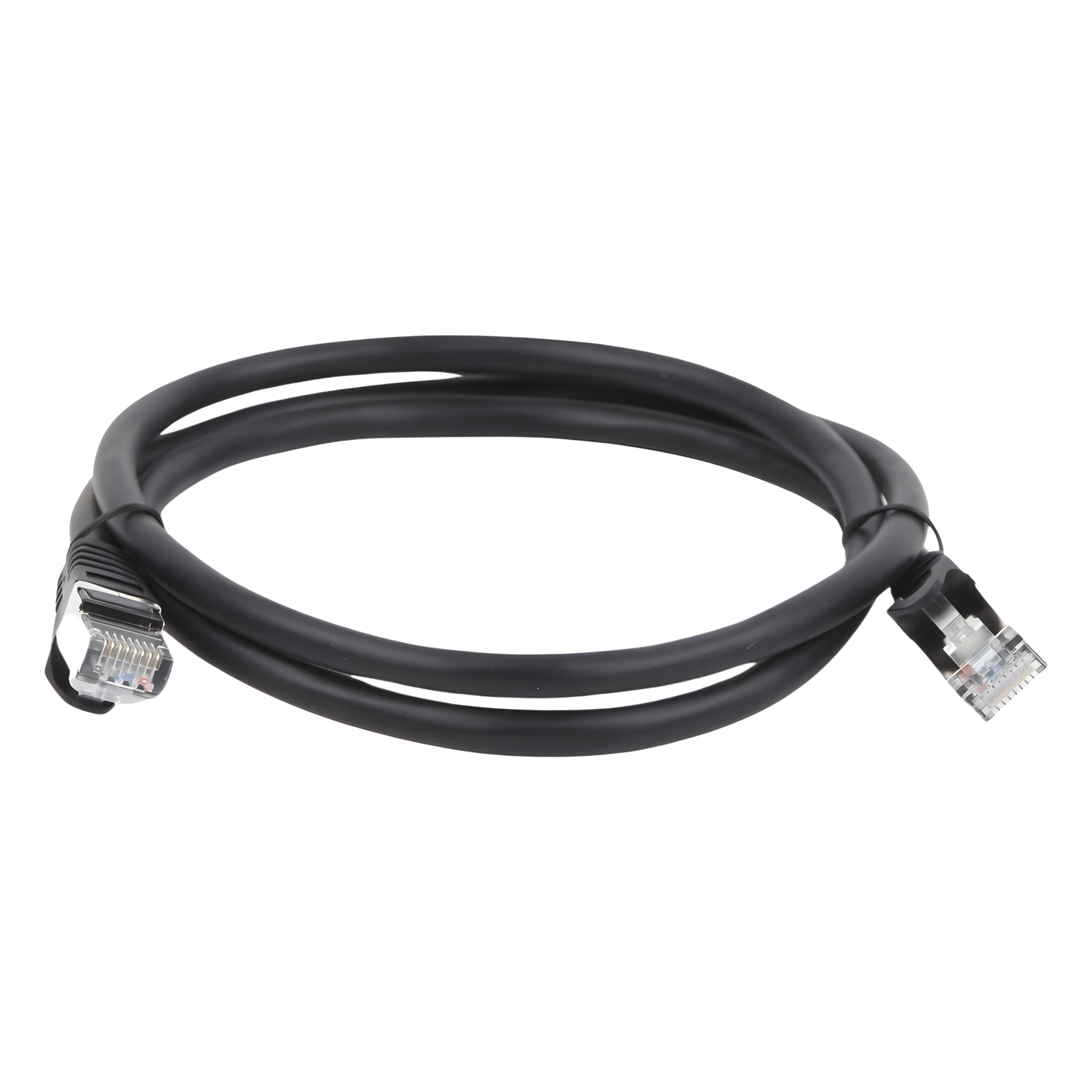 Cable de Parcheo FTP Cat6 - 1.0 Metro (3.28 Pies) - Negro