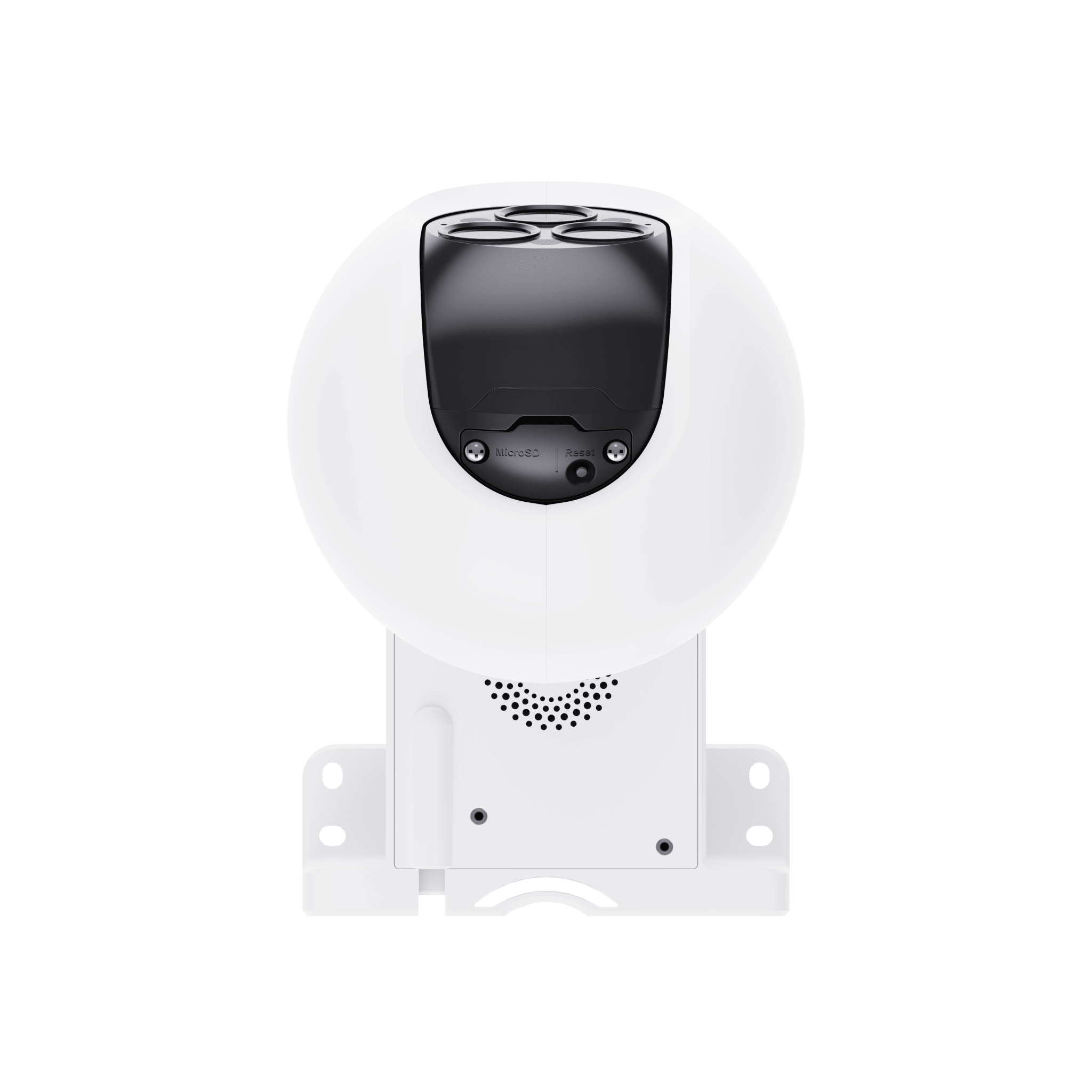Cámara PT / Wi-Fi / Triple Lente / Panorámica 360° / Resolución 2k+ / Visión Nocturna a color  / IA Detección de Humanos y Vehiculos / Alarma con Sirena y Luz / IP67