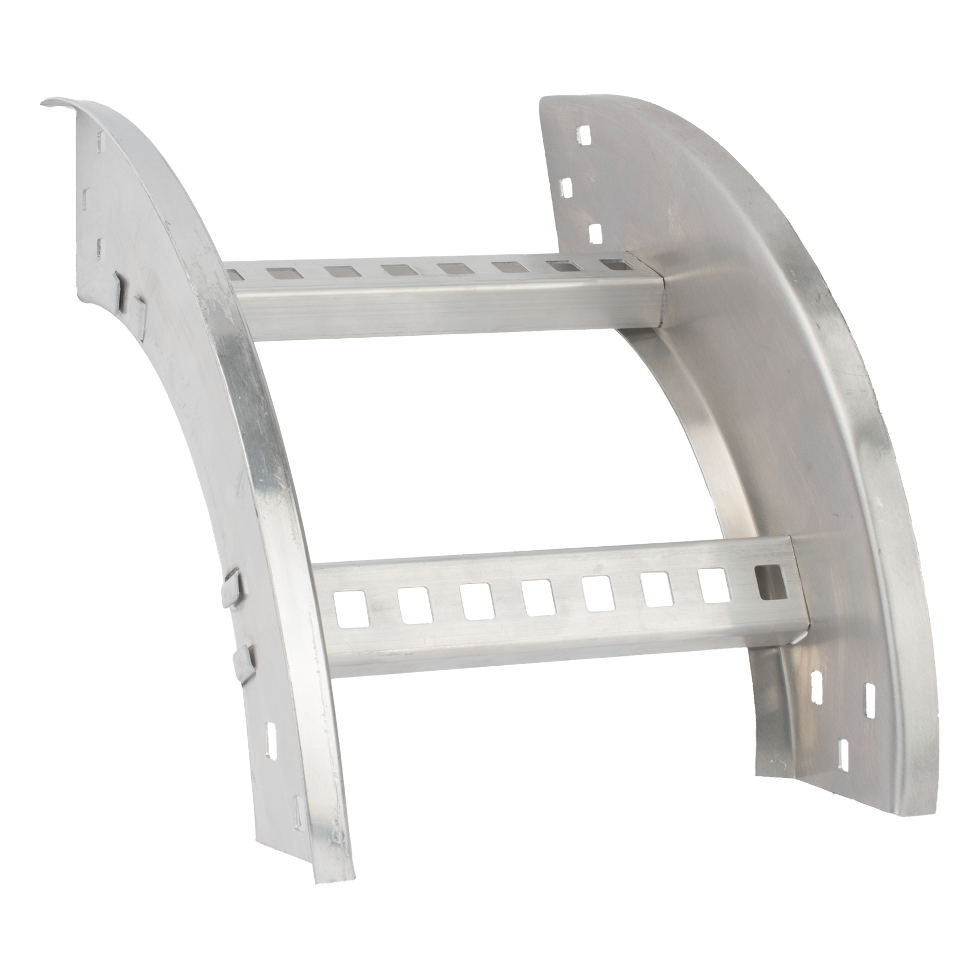Curva Vertical Exterior / Perfil Z / Peralte 3 1/4" / Ancho 12" / Radio 8" / Aluminio — CHAROFIL · SKU CHVE908R8X12AK