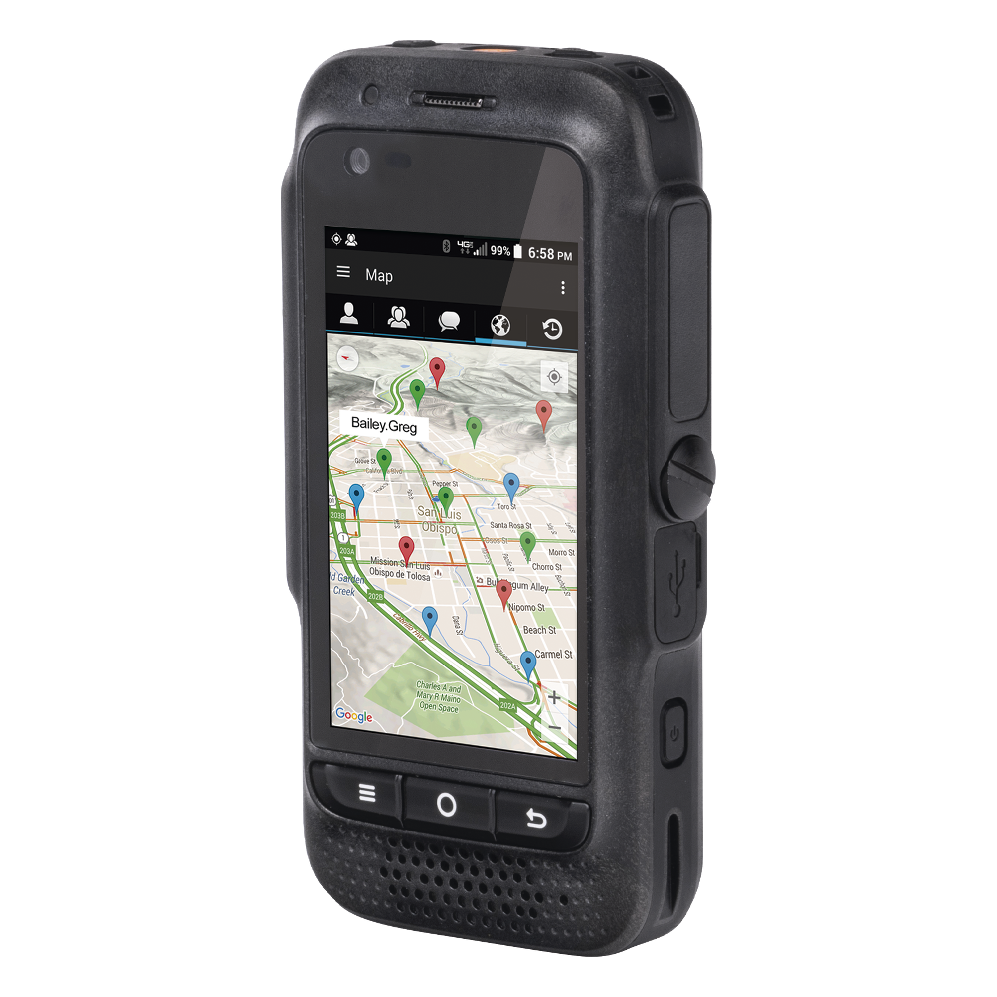 Radio PoC 4G LTE IP67  Compatible Con NXRADIO y TASSTA /Pantalla Táctil 3.1" Gorilla Glass 3